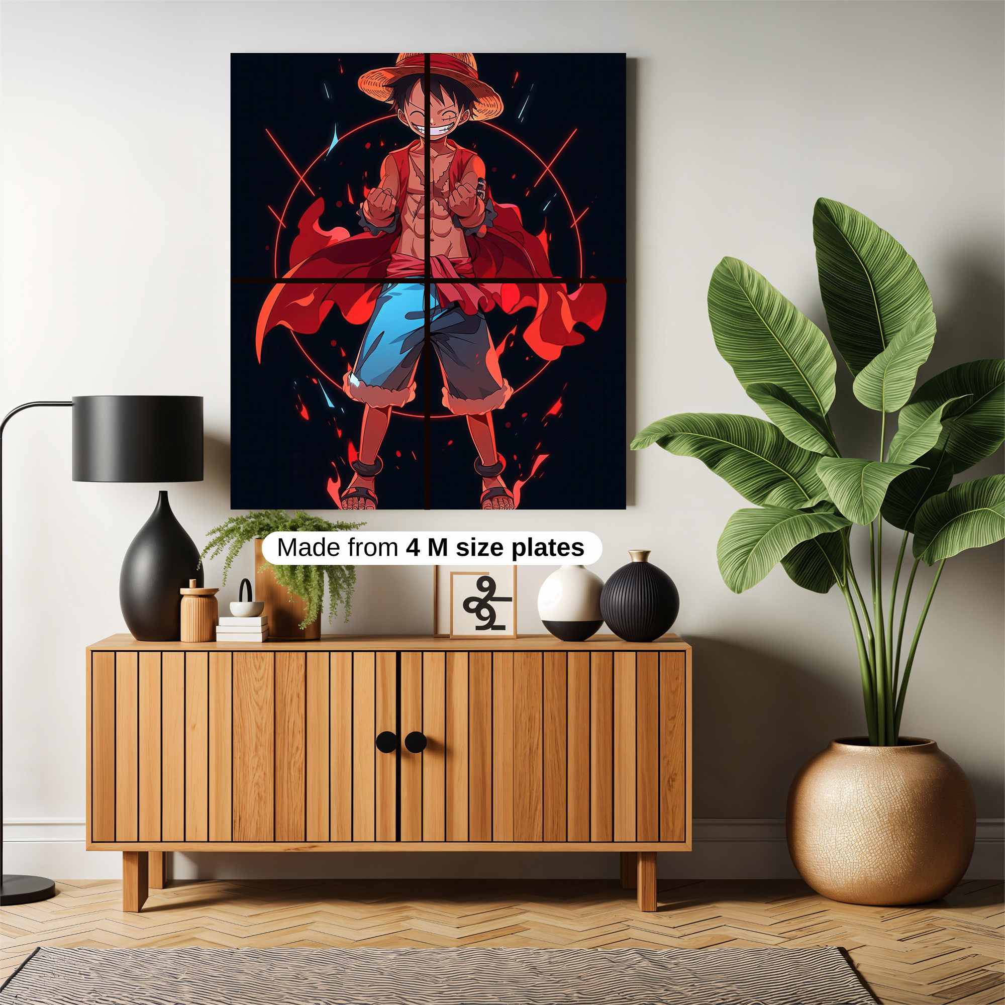 Luffy Fierce Safe Wall Magnetic / M