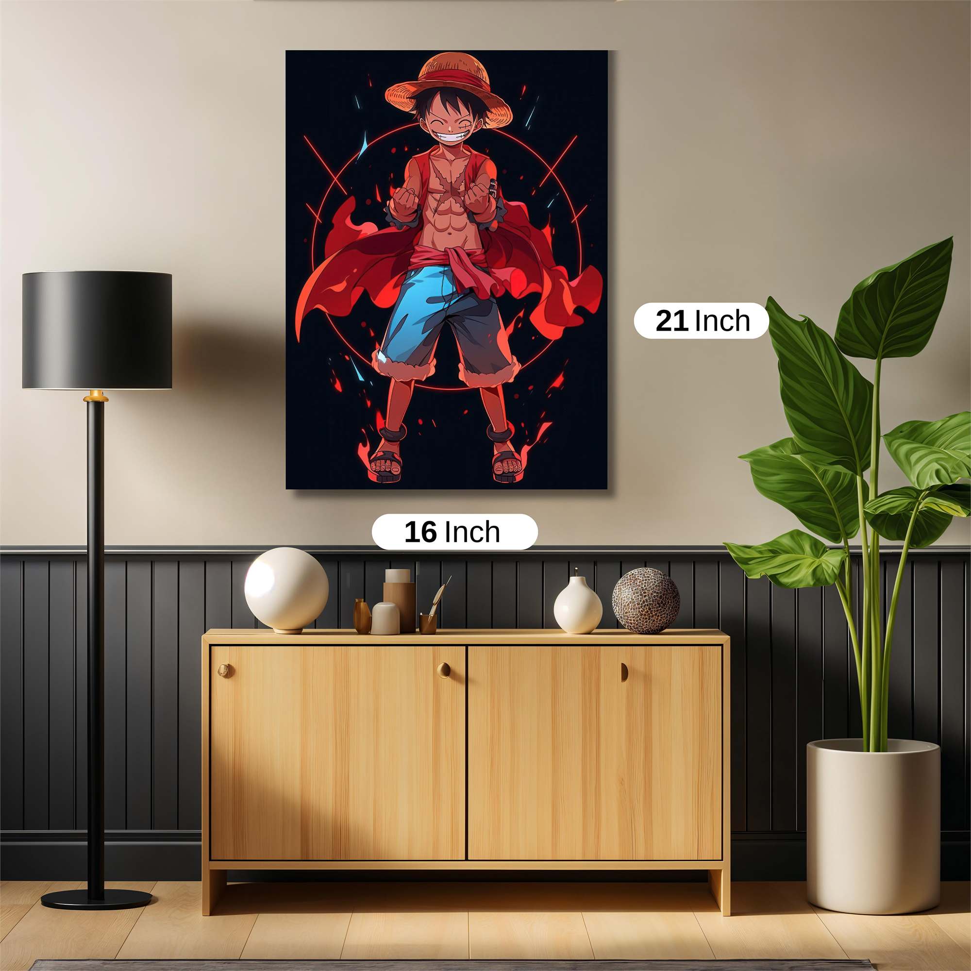 Luffy Fierce Safe Wall Magnetic / M