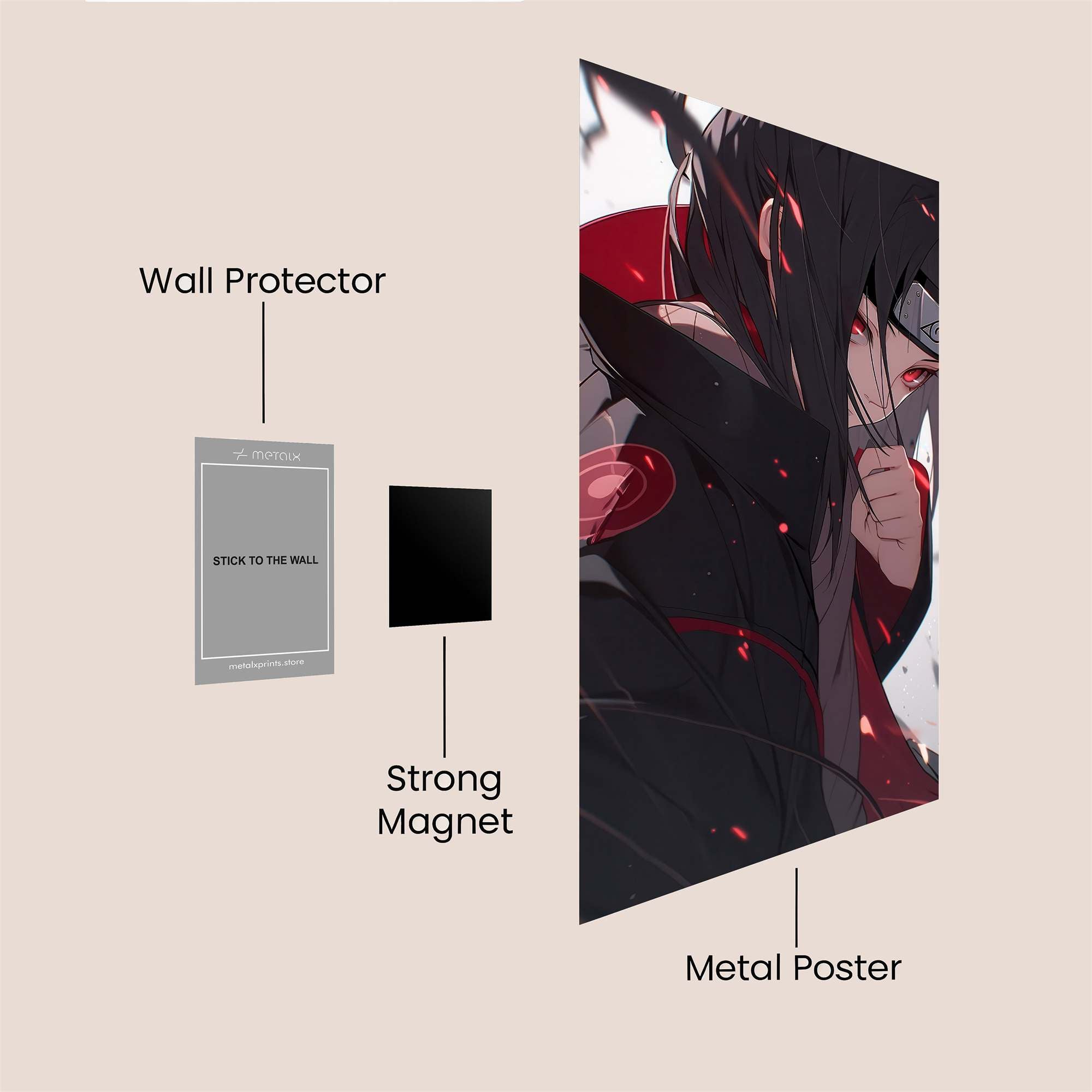 Itachi Brooding Safe Wall Magnetic / M
