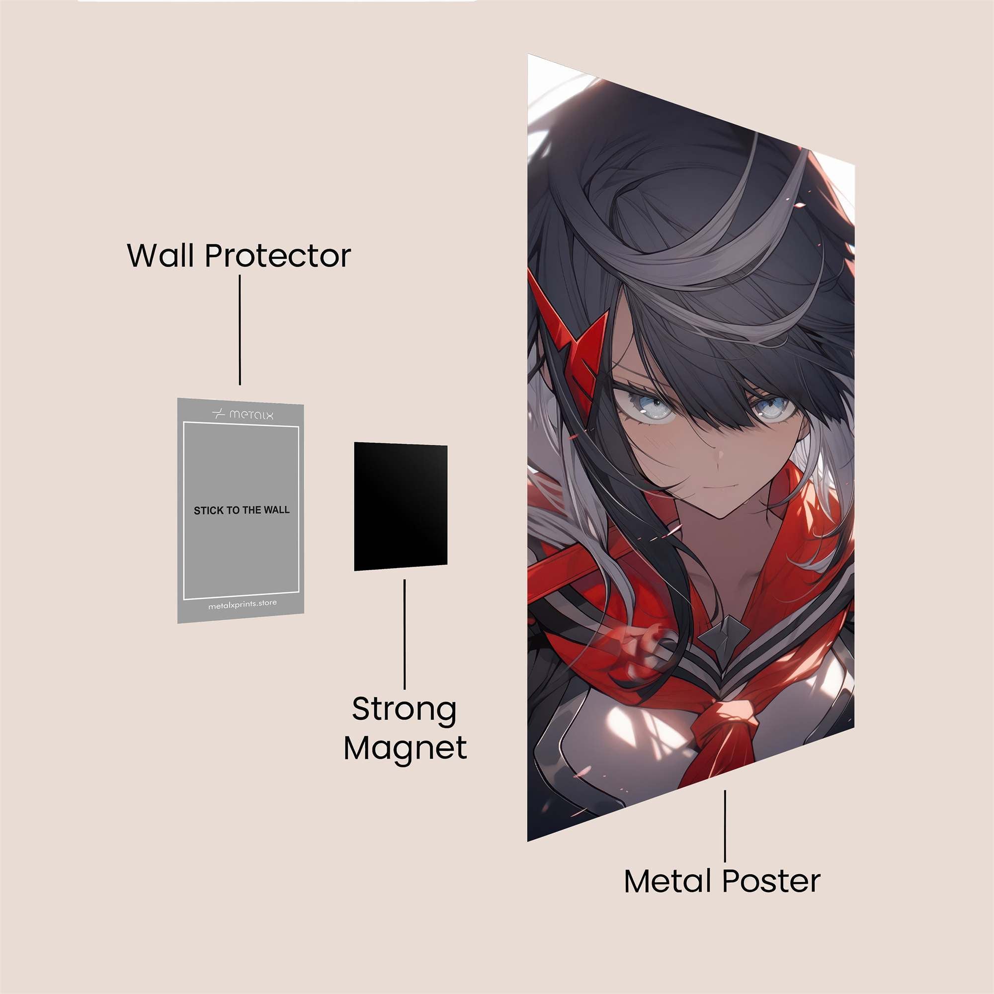 Silent Fury Safe Wall Magnetic / M