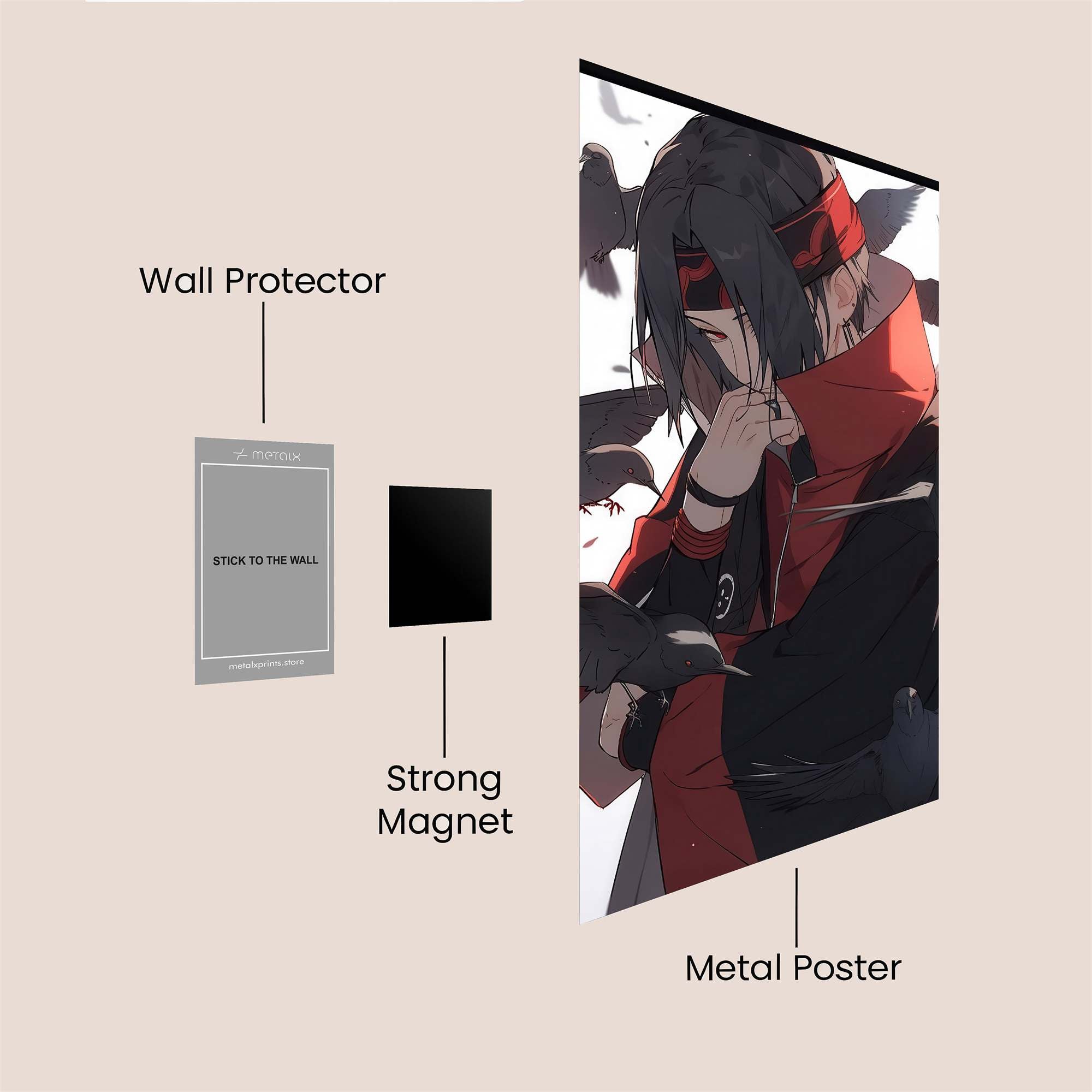 Itachi Melancholy Safe Wall Magnetic / M