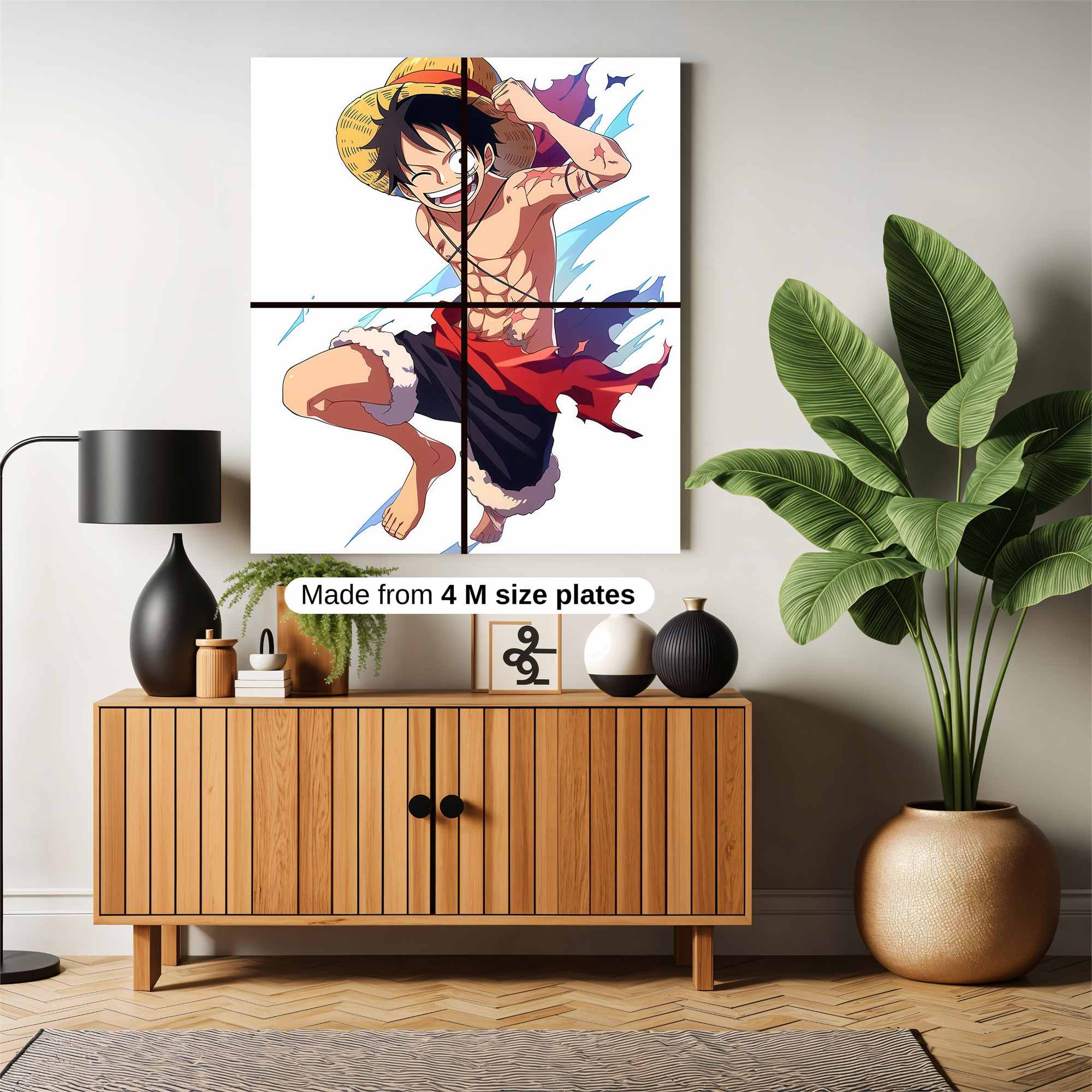 Luffy Elated Safe Wall Magnetic / M