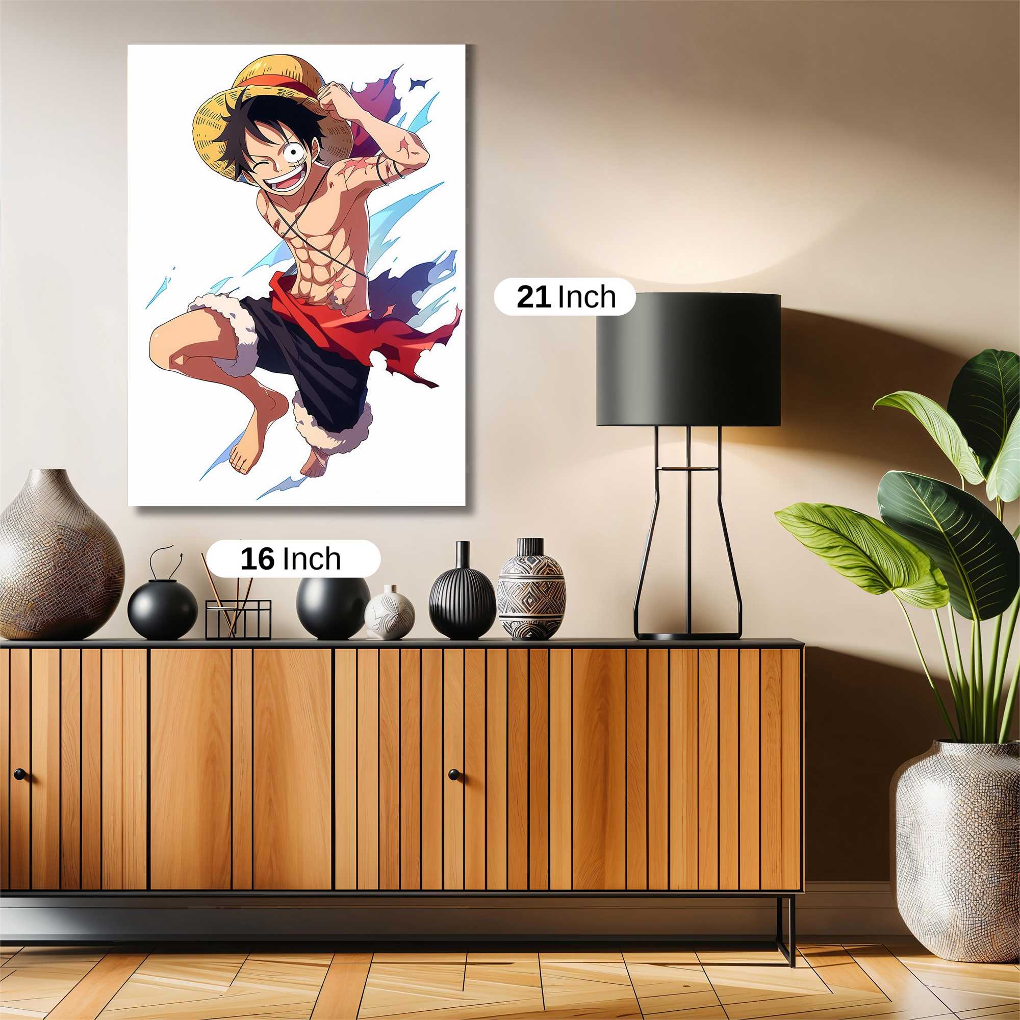 Luffy Elated Safe Wall Magnetic / M