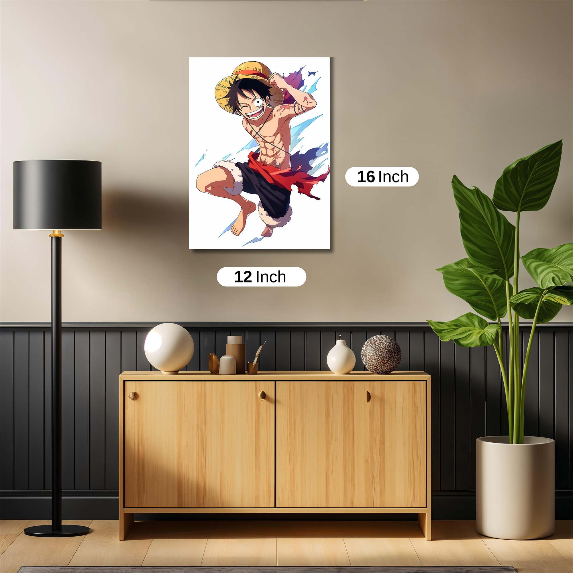 Luffy Elated Safe Wall Magnetic / M