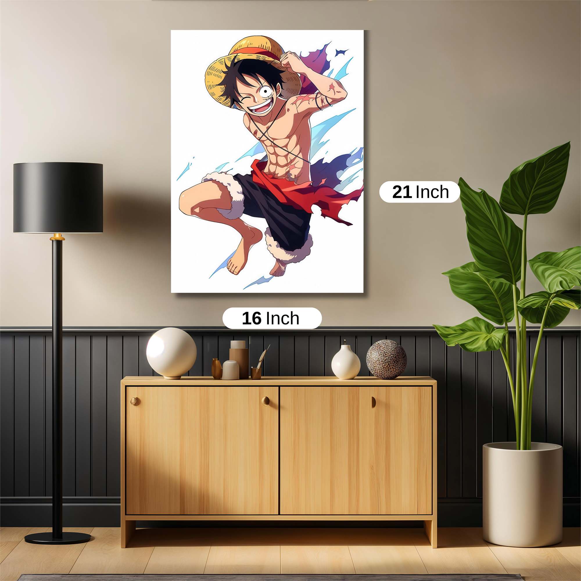 Luffy Elated Safe Wall Magnetic / M