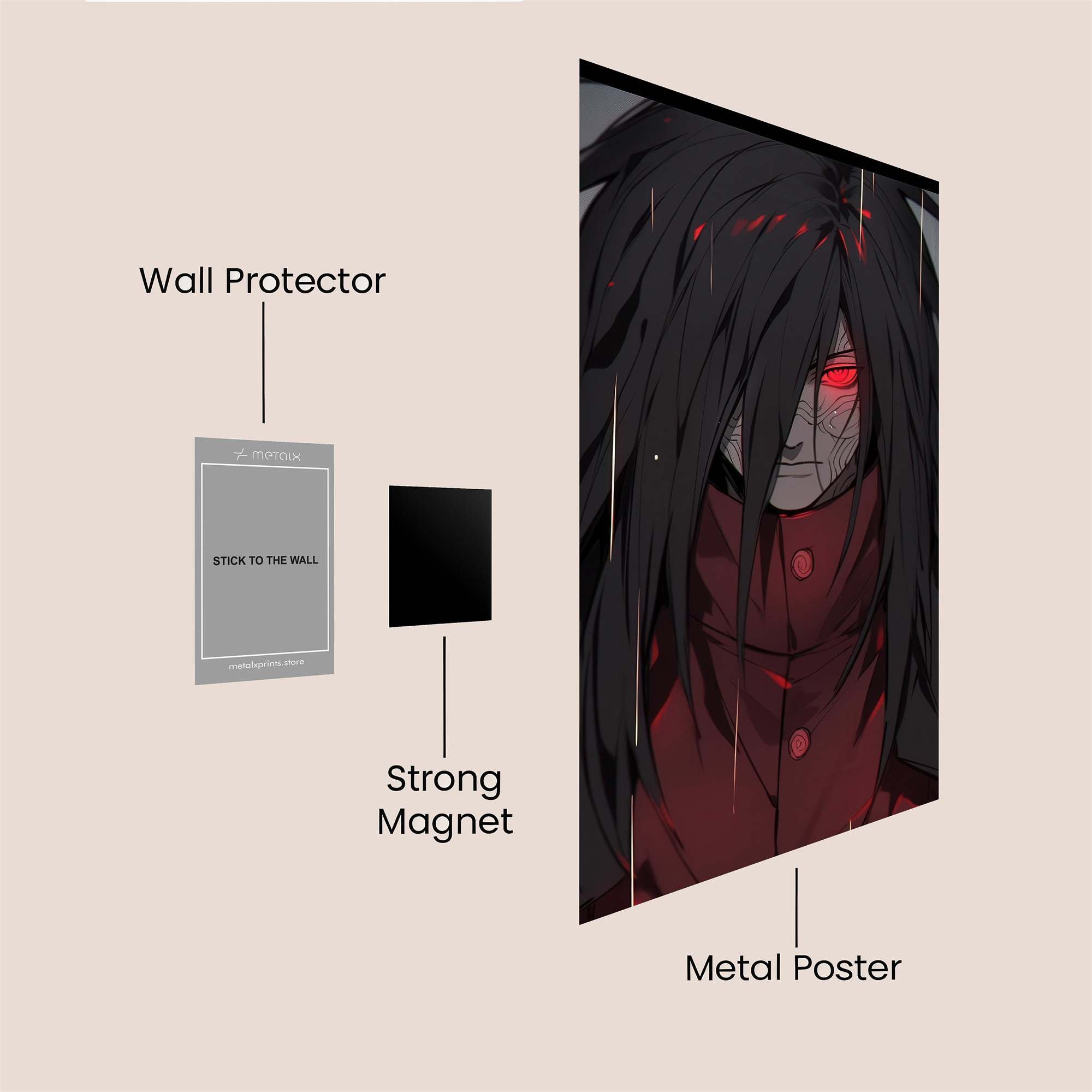 Madara Melancholy Safe Wall Magnetic / M