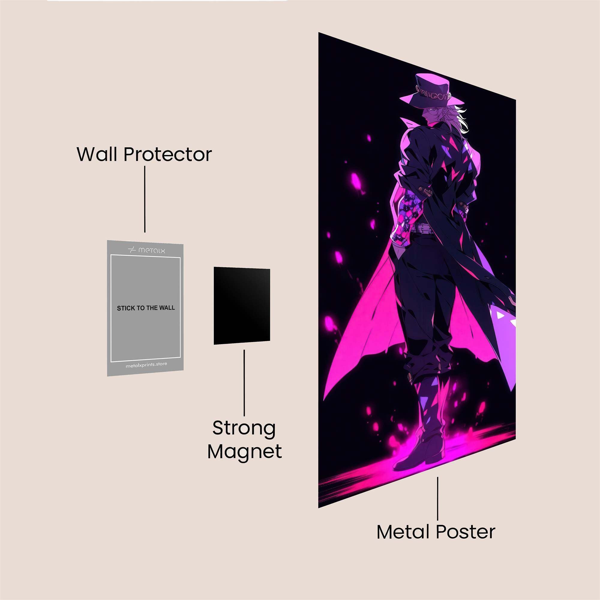 Jotaro Enigmatic Safe Wall Magnetic / M