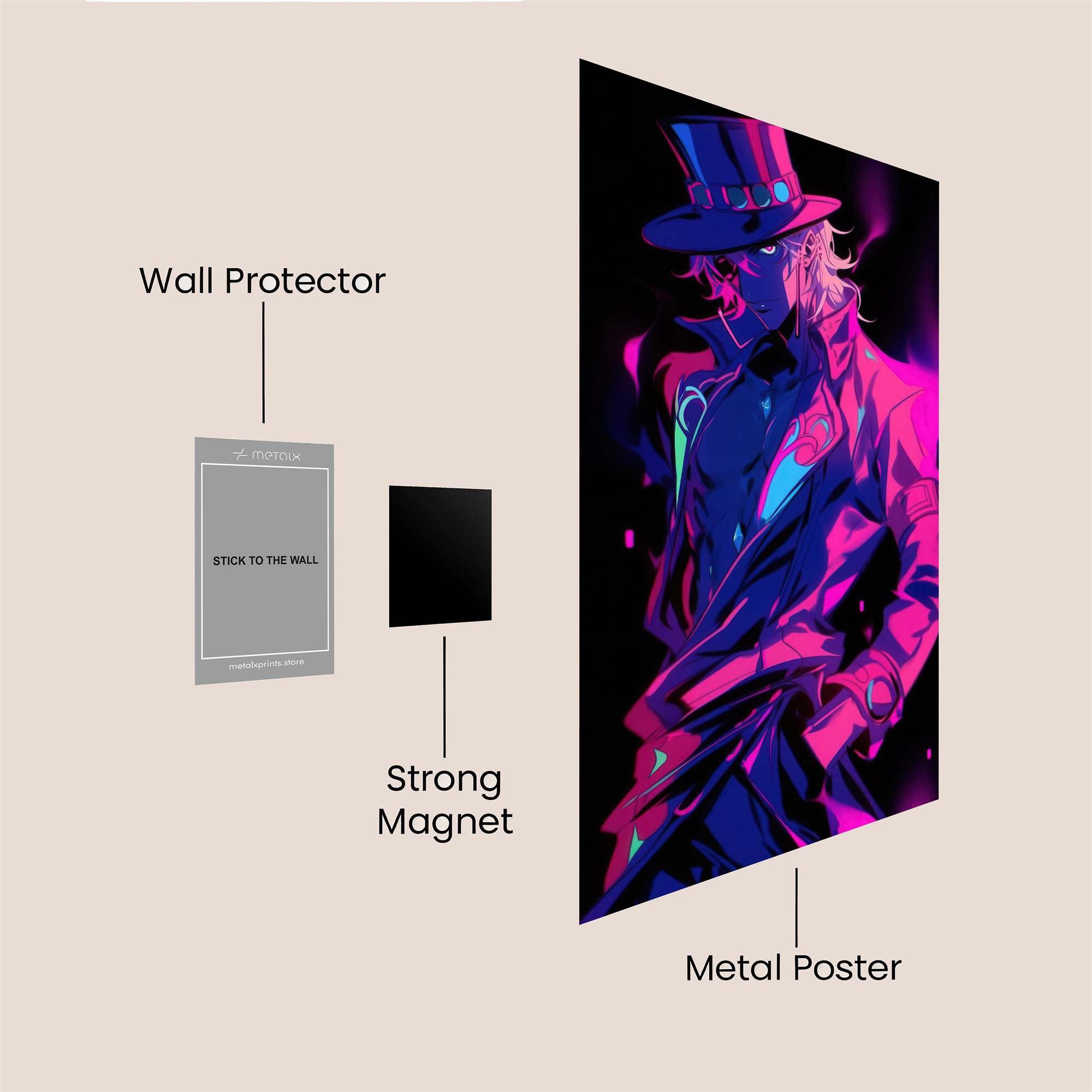 Dio Menacing Safe Wall Magnetic / M