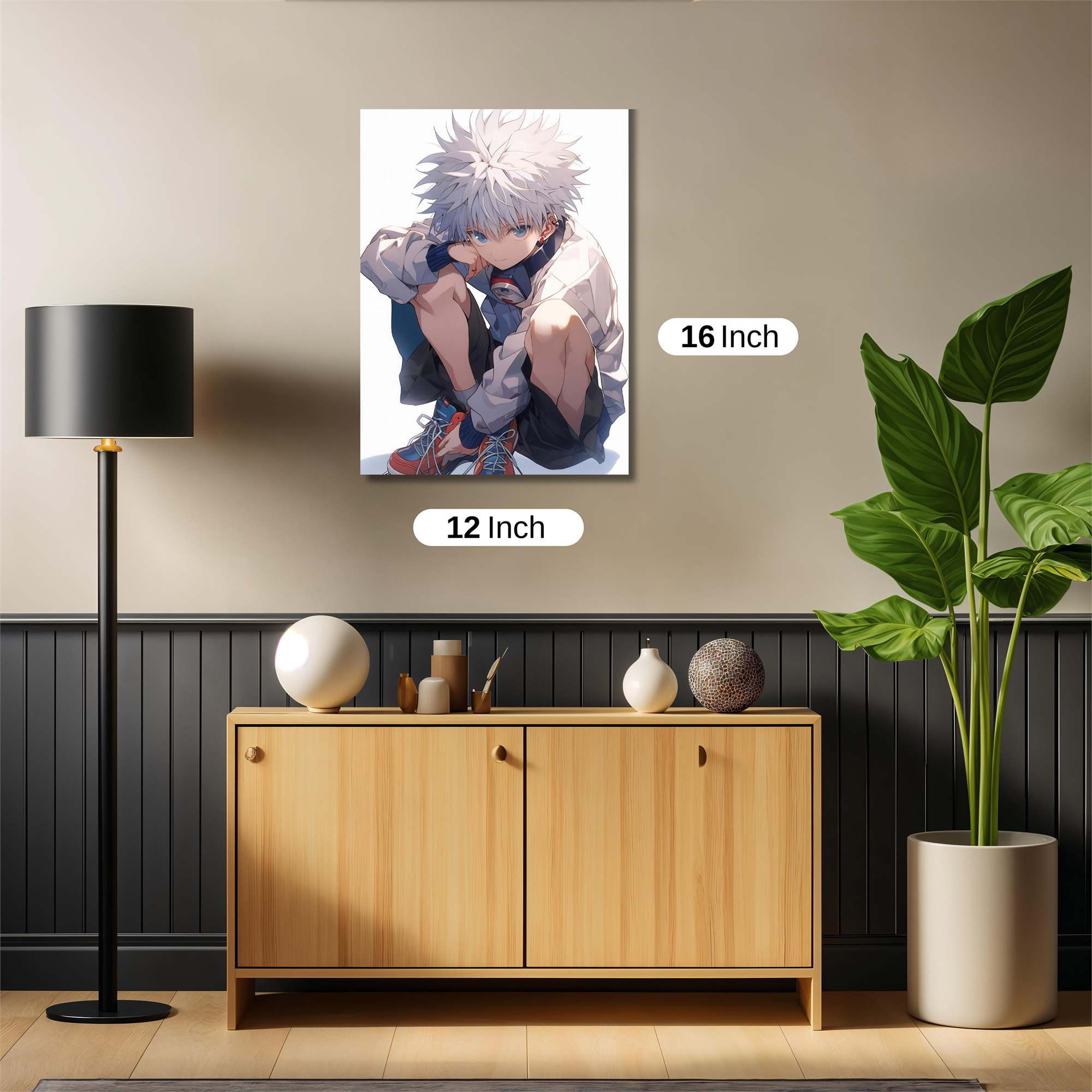 Killua Melancholy Safe Wall Magnetic / M