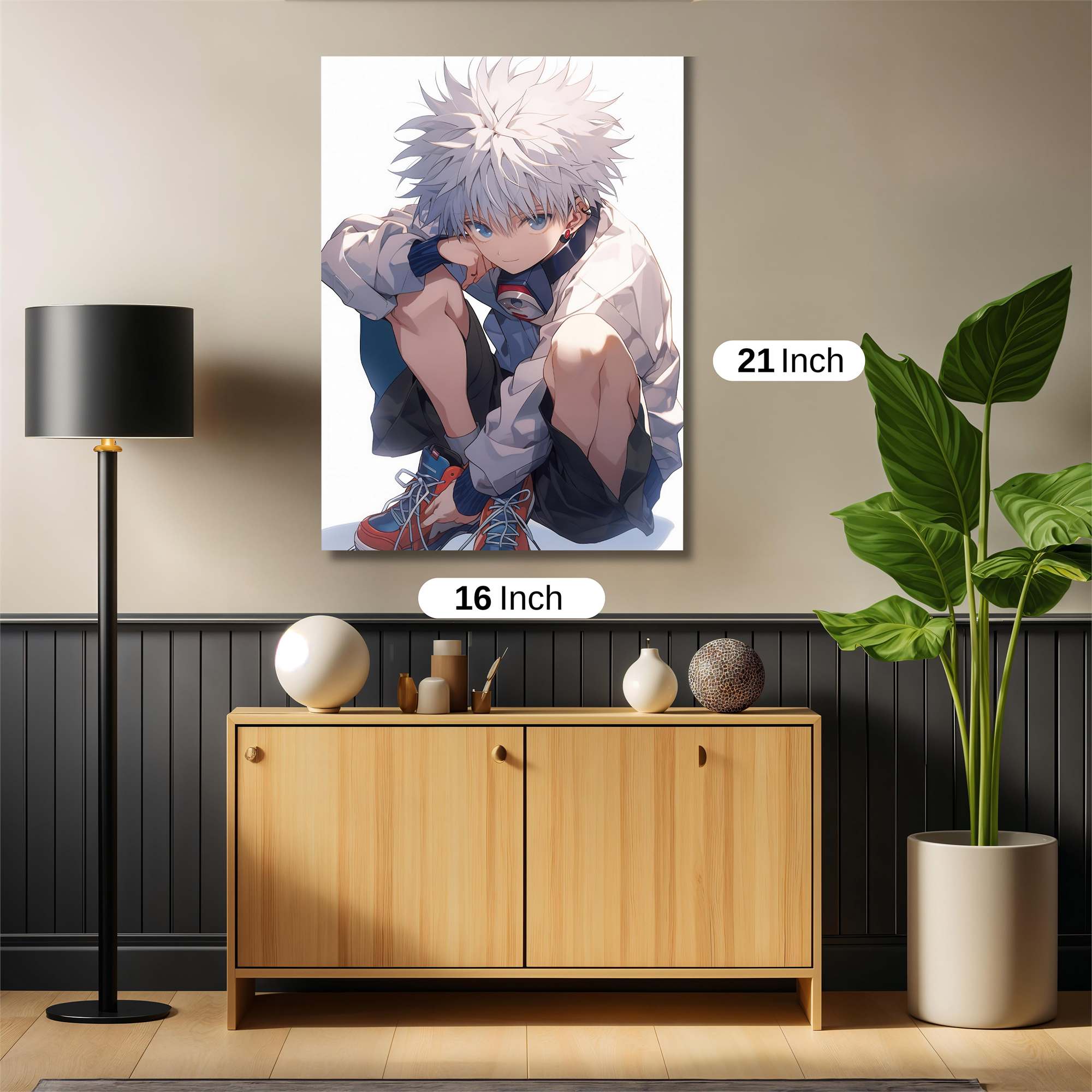 Killua Melancholy Safe Wall Magnetic / M