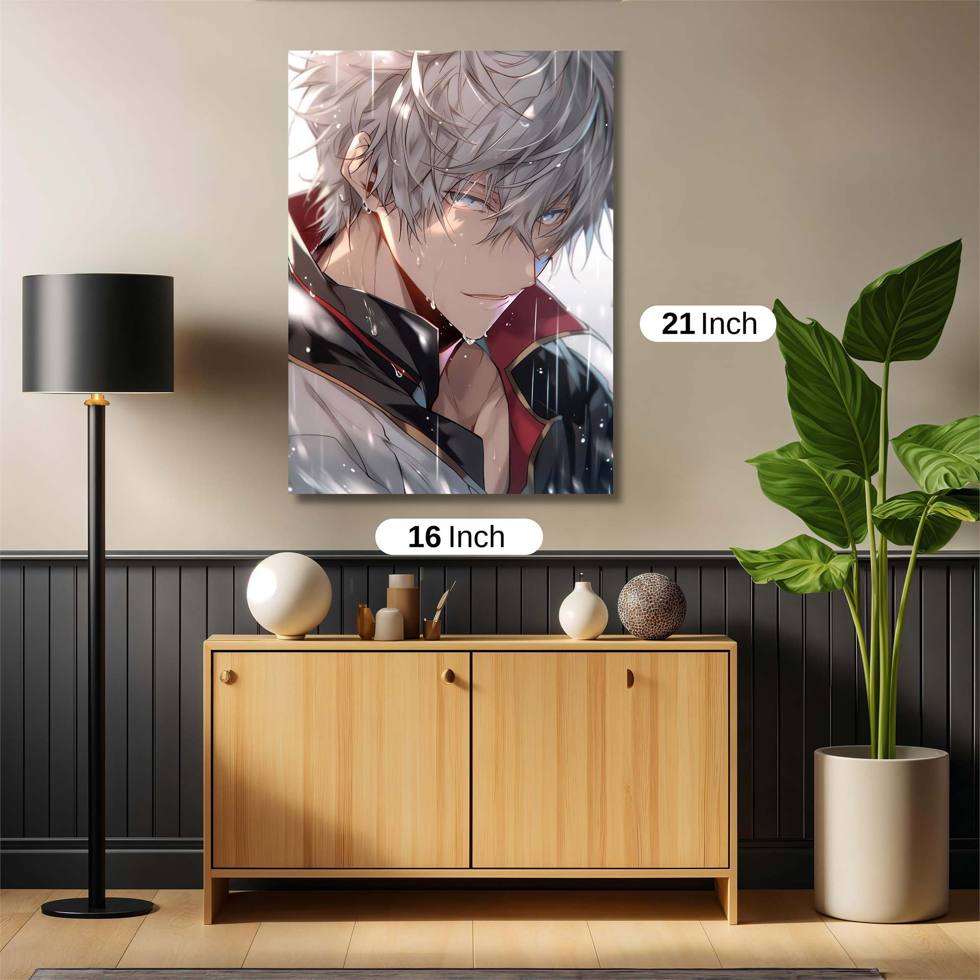 Silver Serenity Safe Wall Magnetic / M