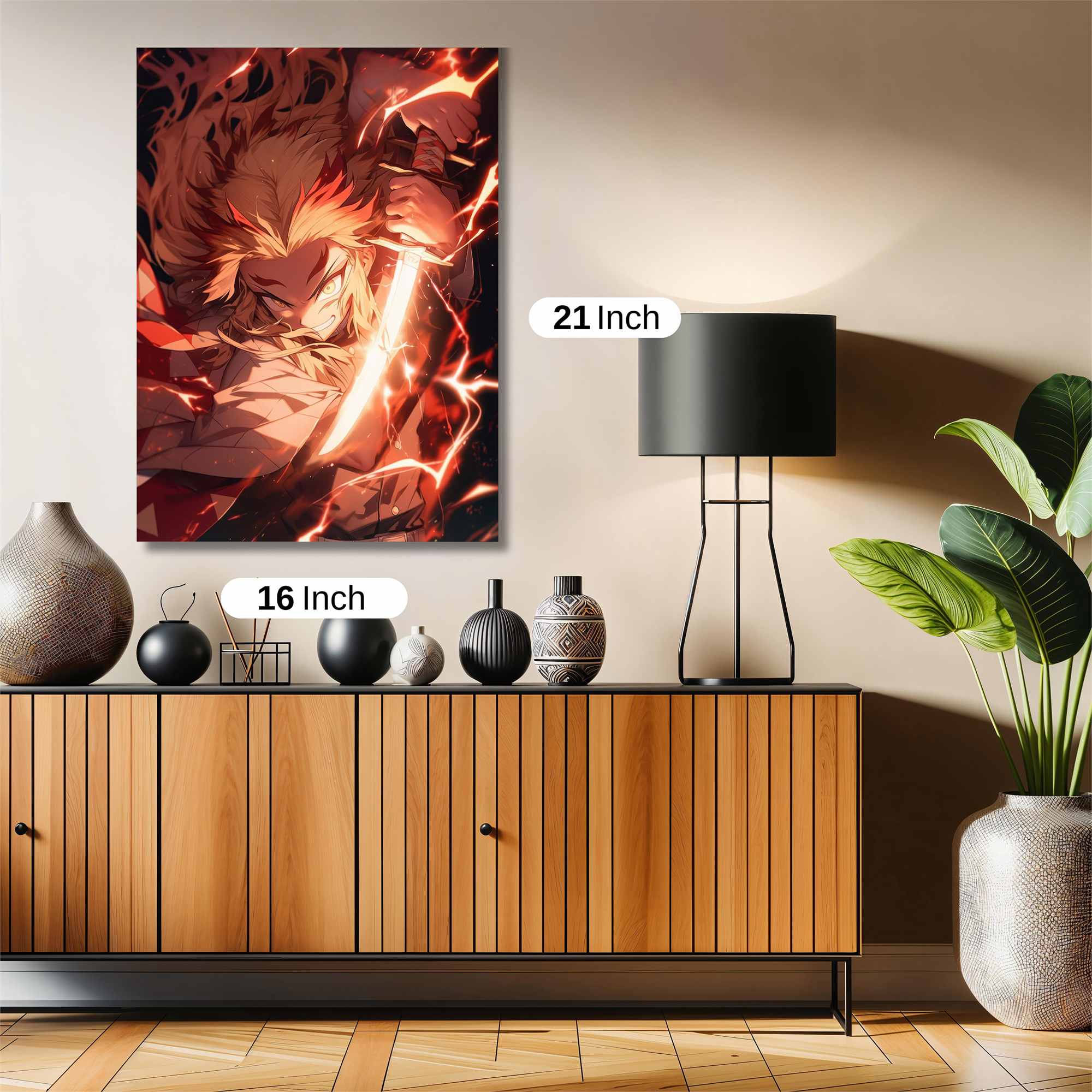 Tanjiro Fierce Safe Wall Magnetic / M