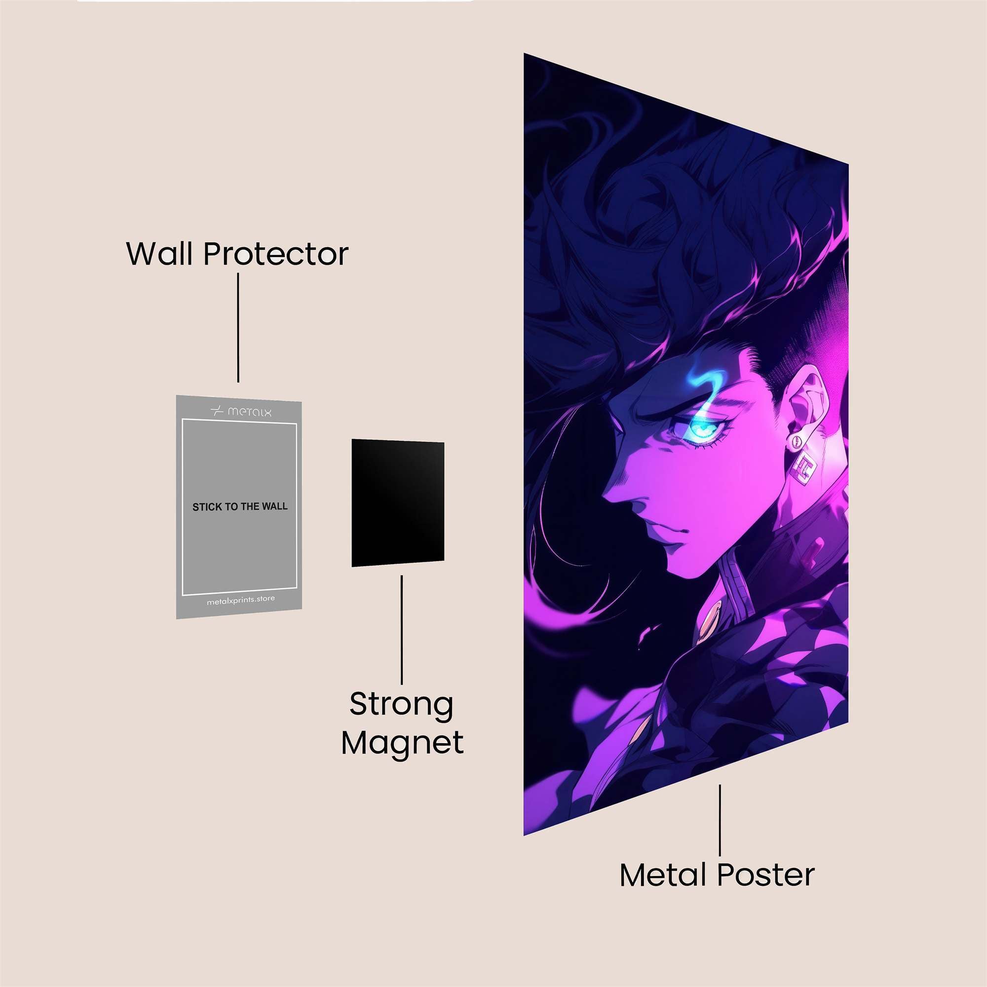 Jotaro Enigmatic Safe Wall Magnetic / M