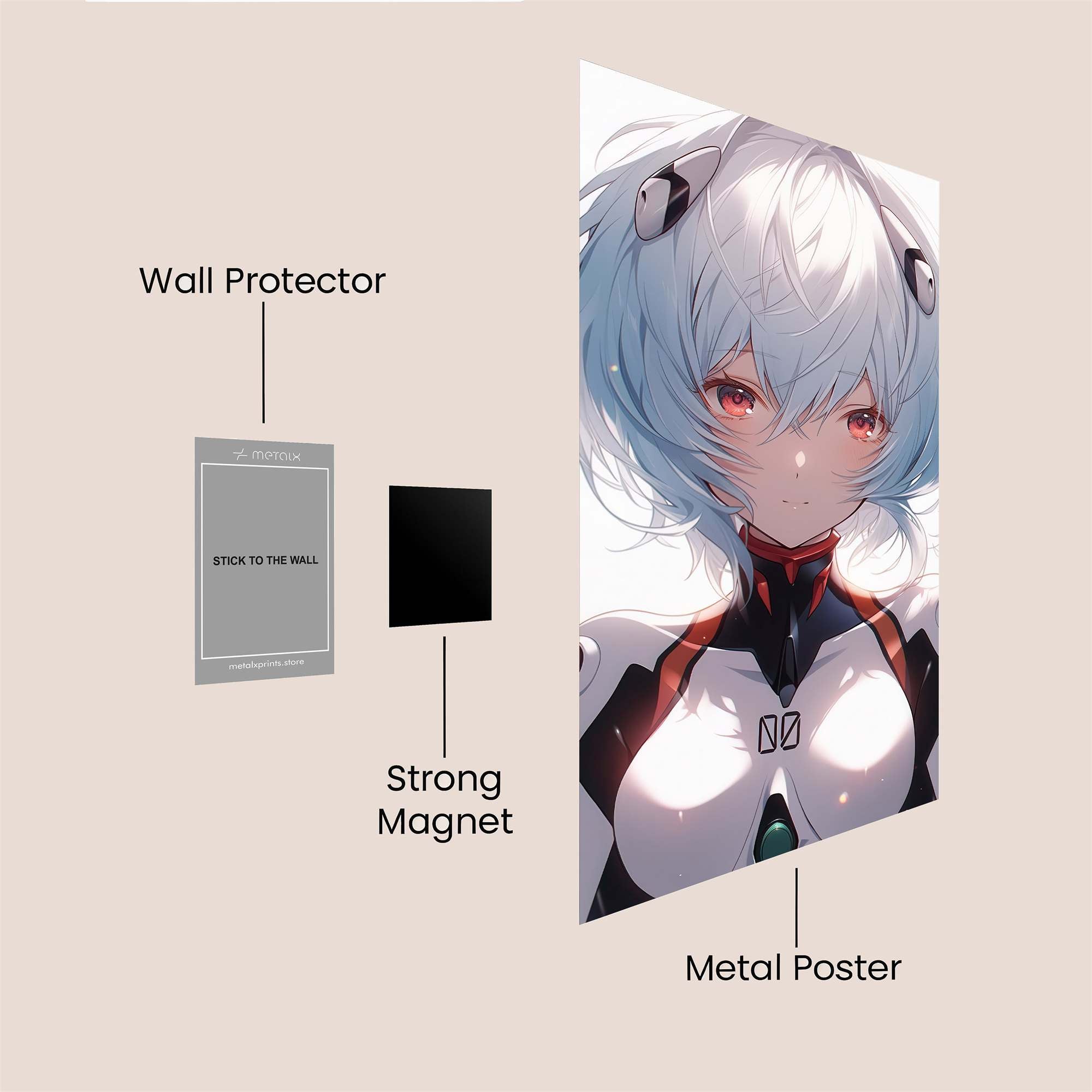 Rei Serene Safe Wall Magnetic / M