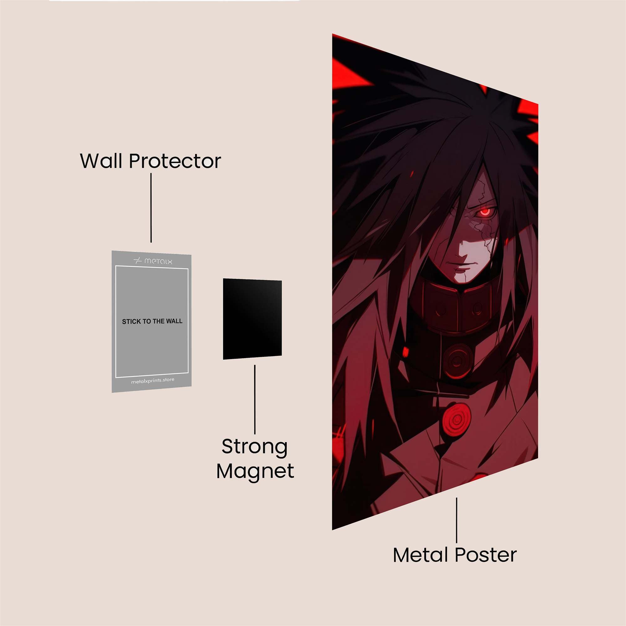 Madara Menacing Safe Wall Magnetic / M