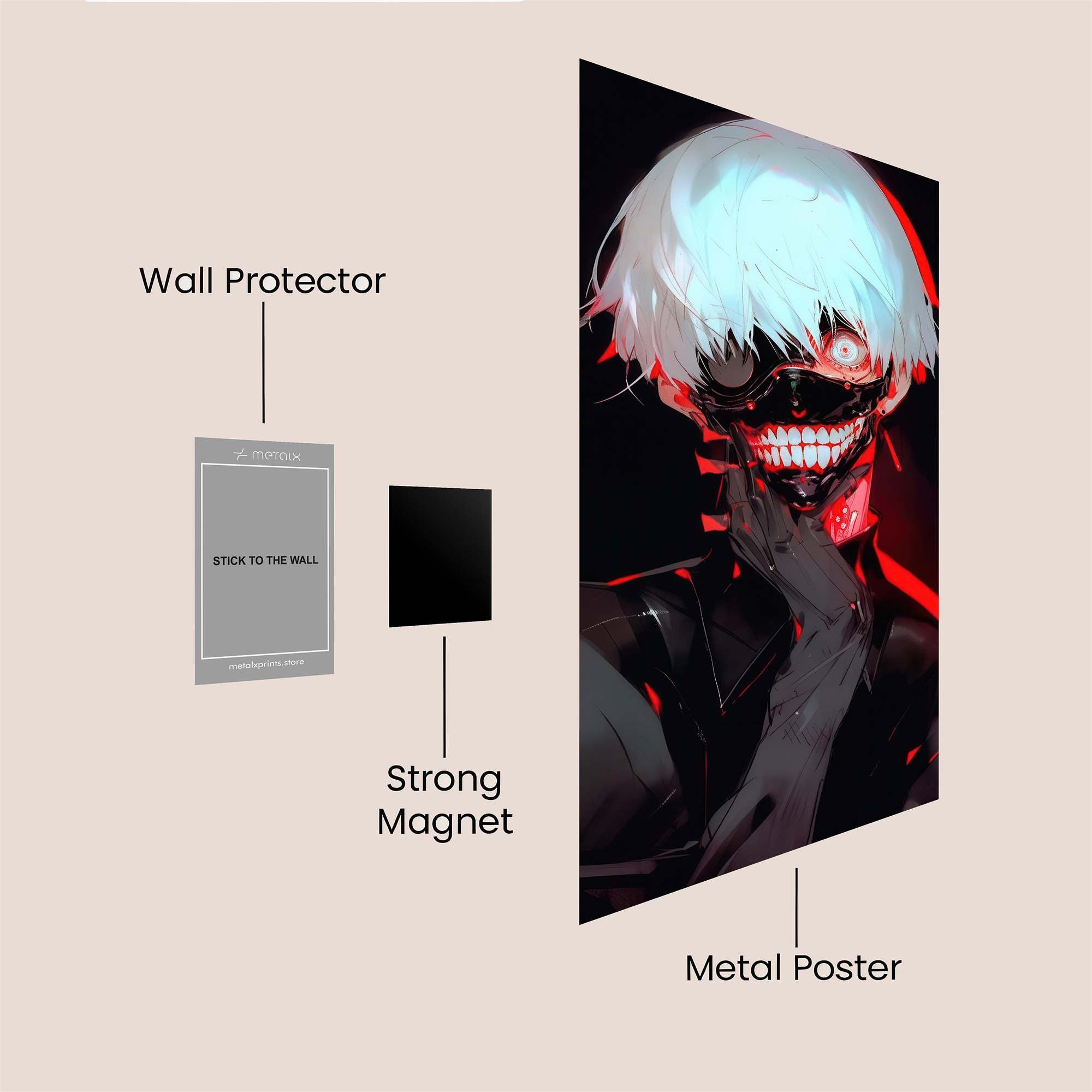 Kaneki Menace Safe Wall Magnetic / M