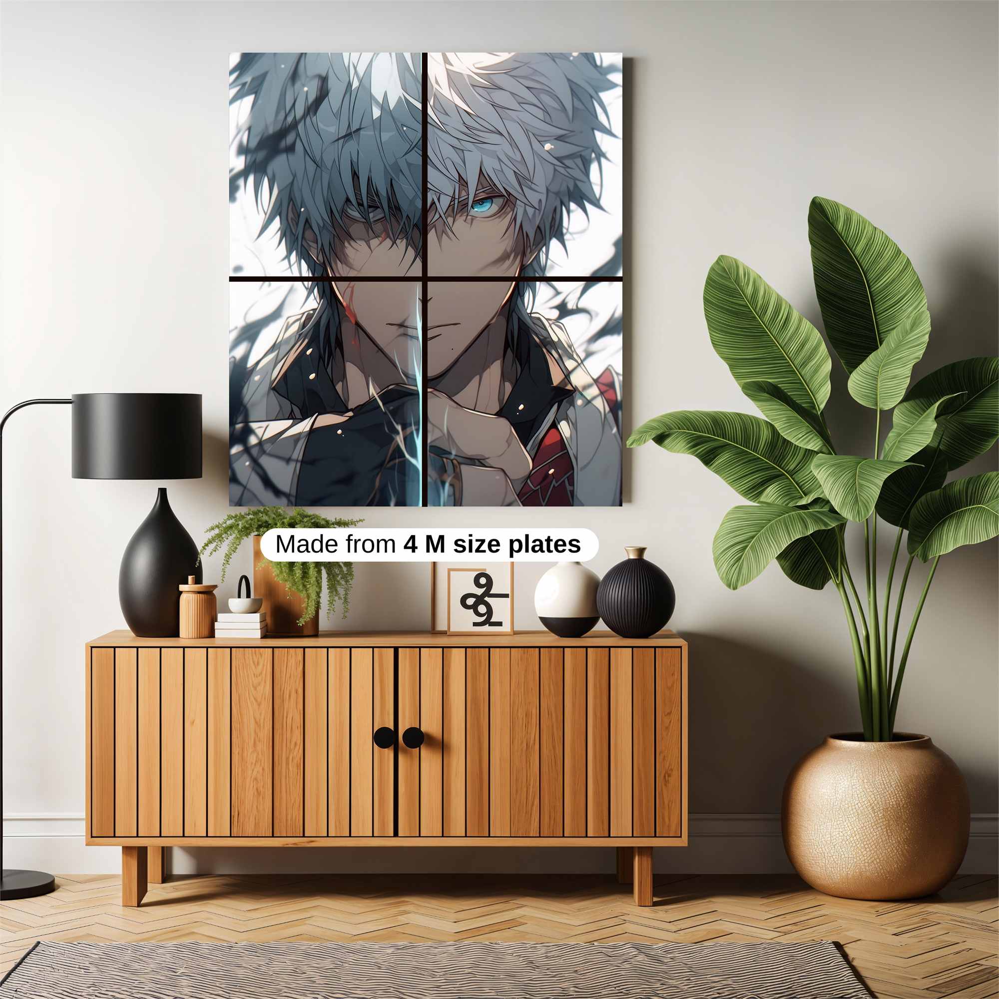 Silver Fury Safe Wall Magnetic / M