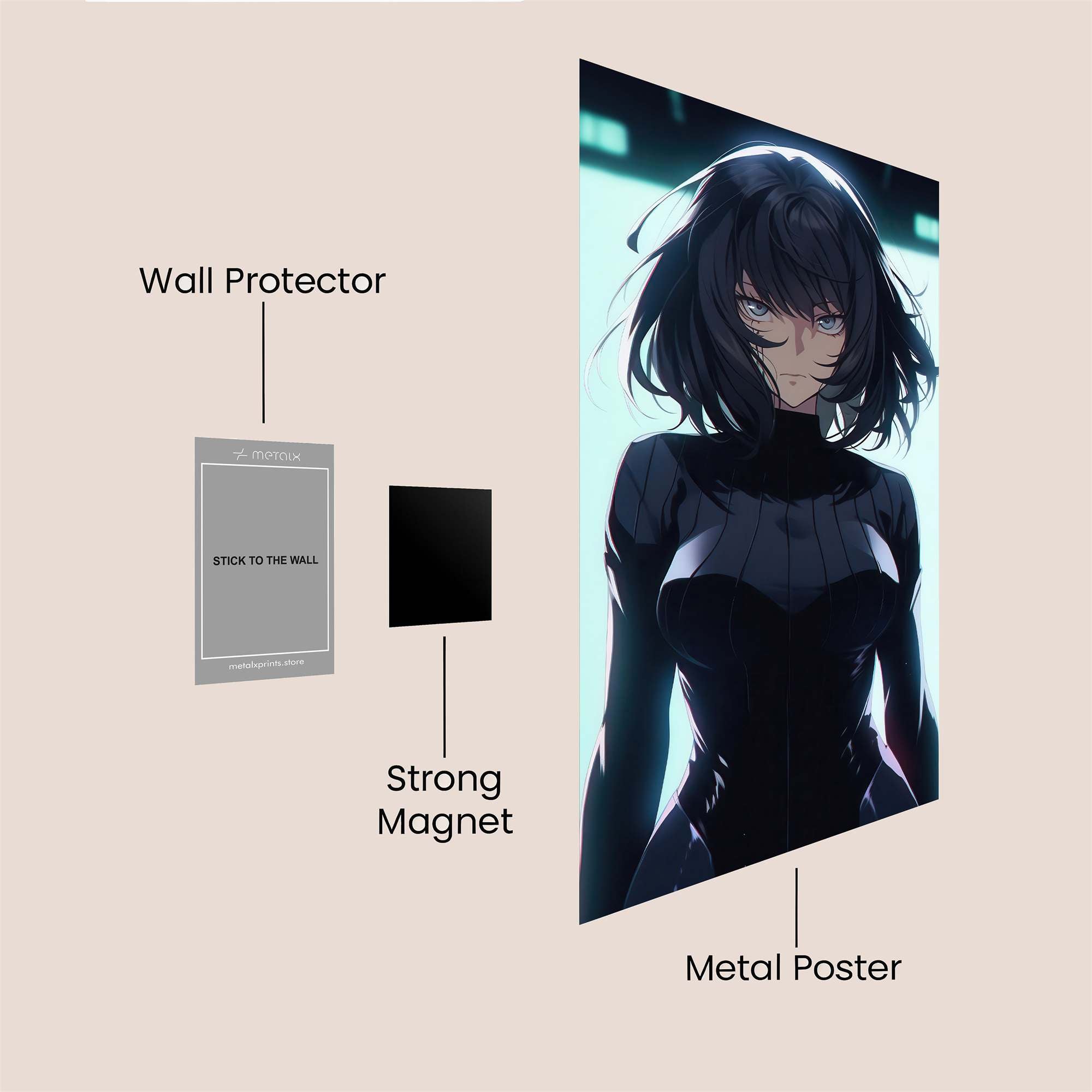 Mysterious Aura Safe Wall Magnetic / M