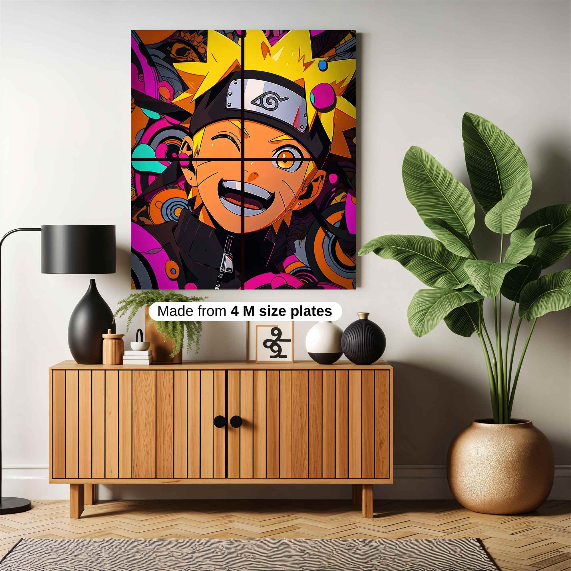 Naruto Vibrant Safe Wall Magnetic / M