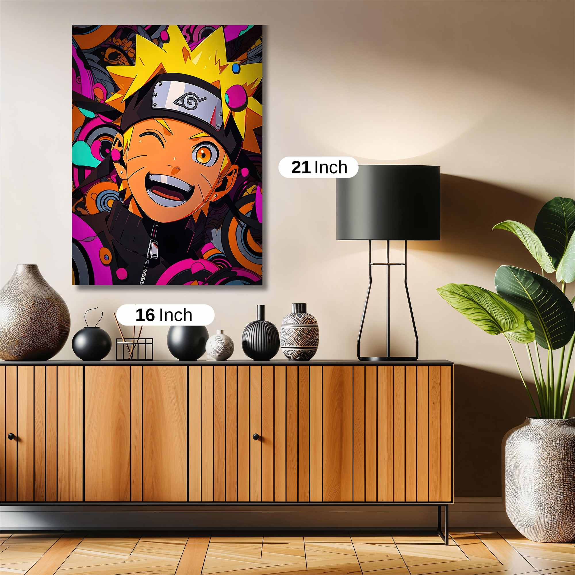 Naruto Vibrant Safe Wall Magnetic / M
