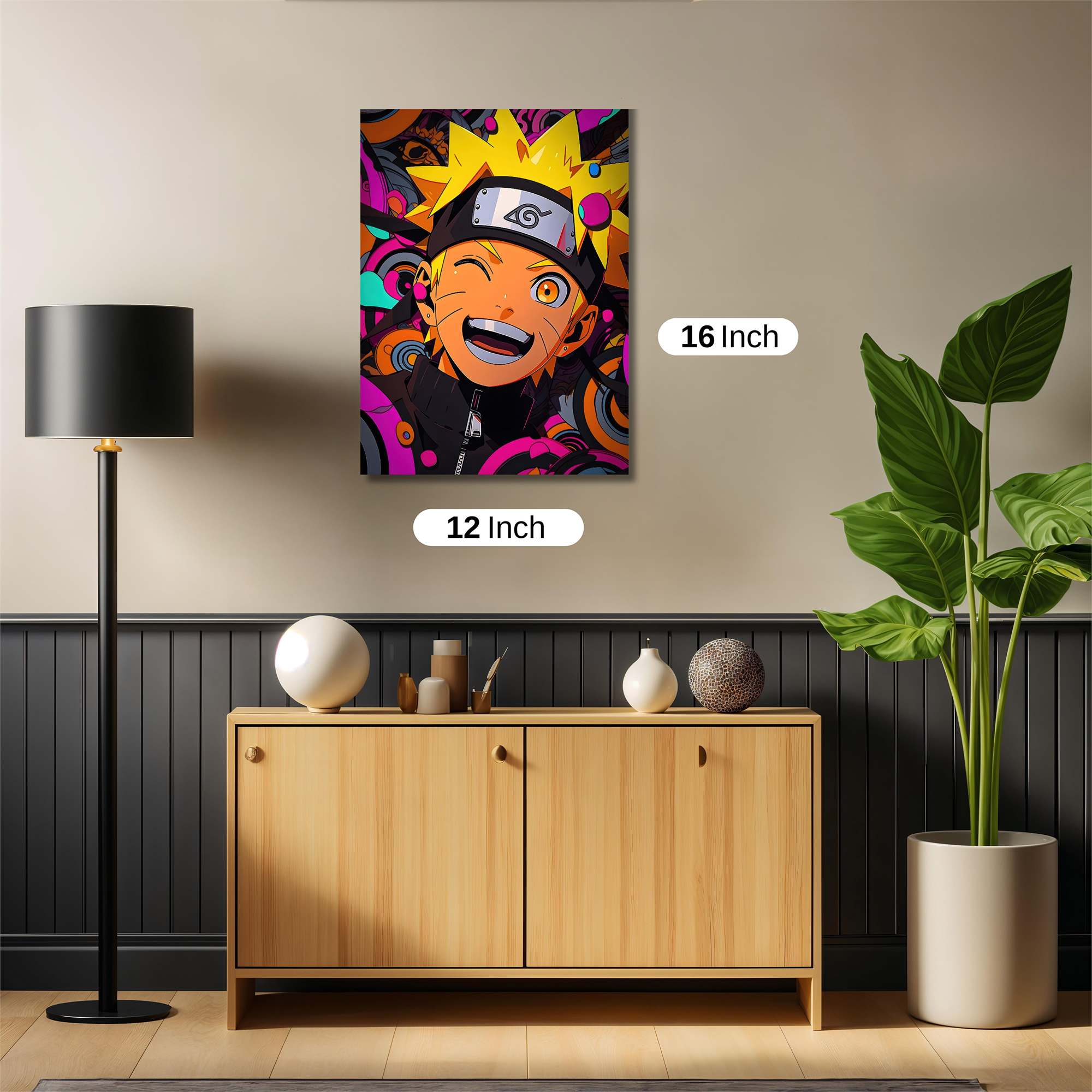 Naruto Vibrant Safe Wall Magnetic / M