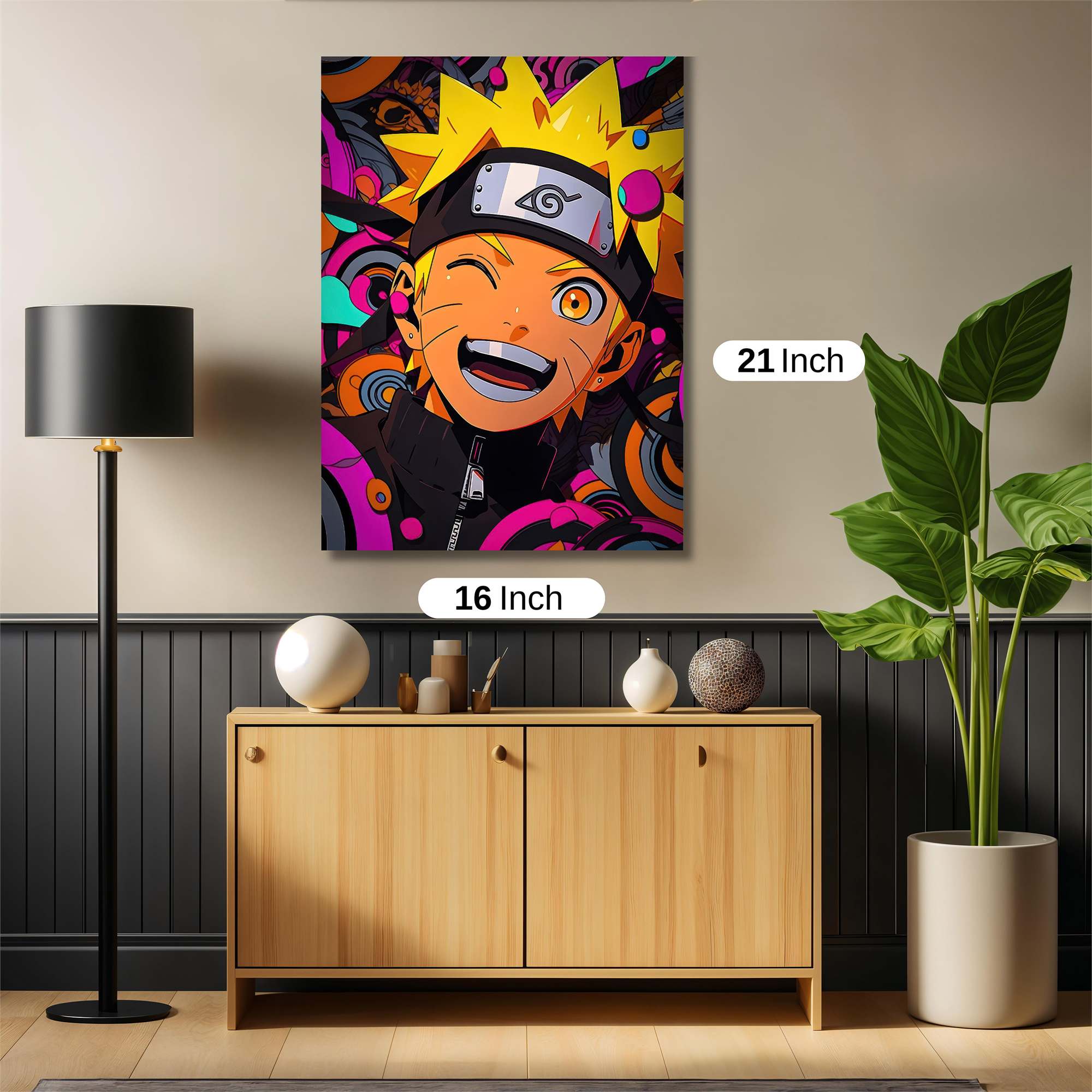 Naruto Vibrant Safe Wall Magnetic / M