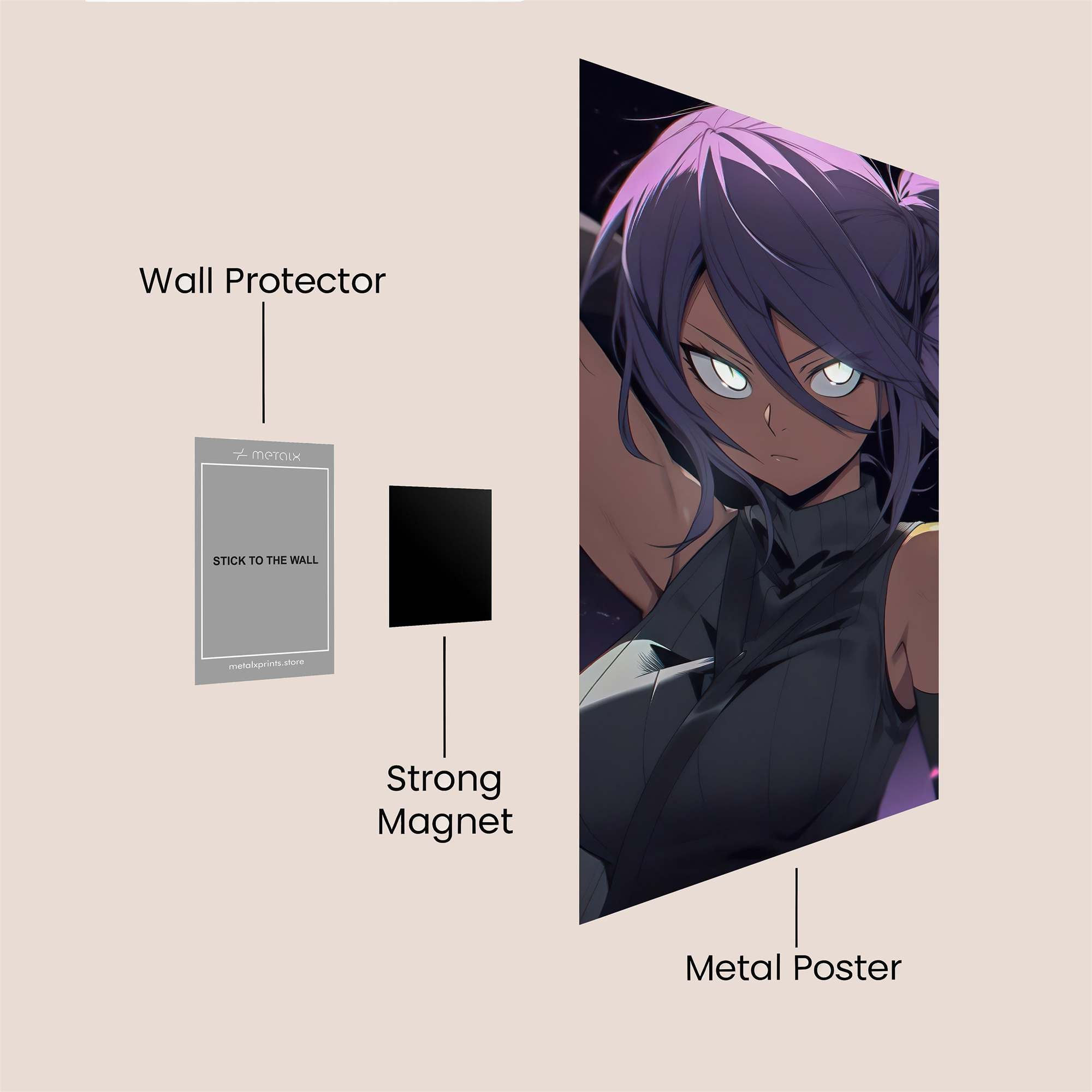 Violet Vixen Safe Wall Magnetic / M