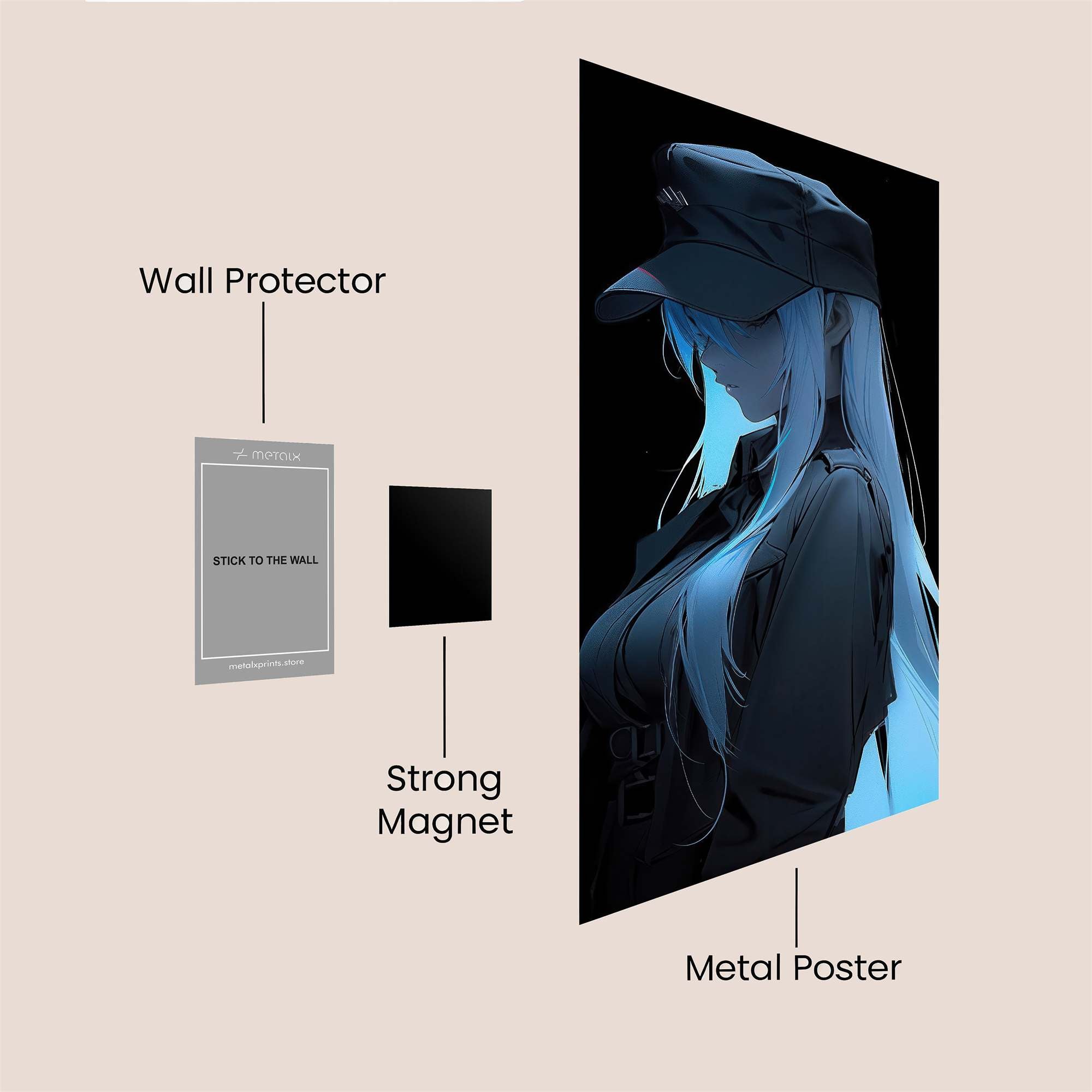 Silent Enigma Safe Wall Magnetic / M