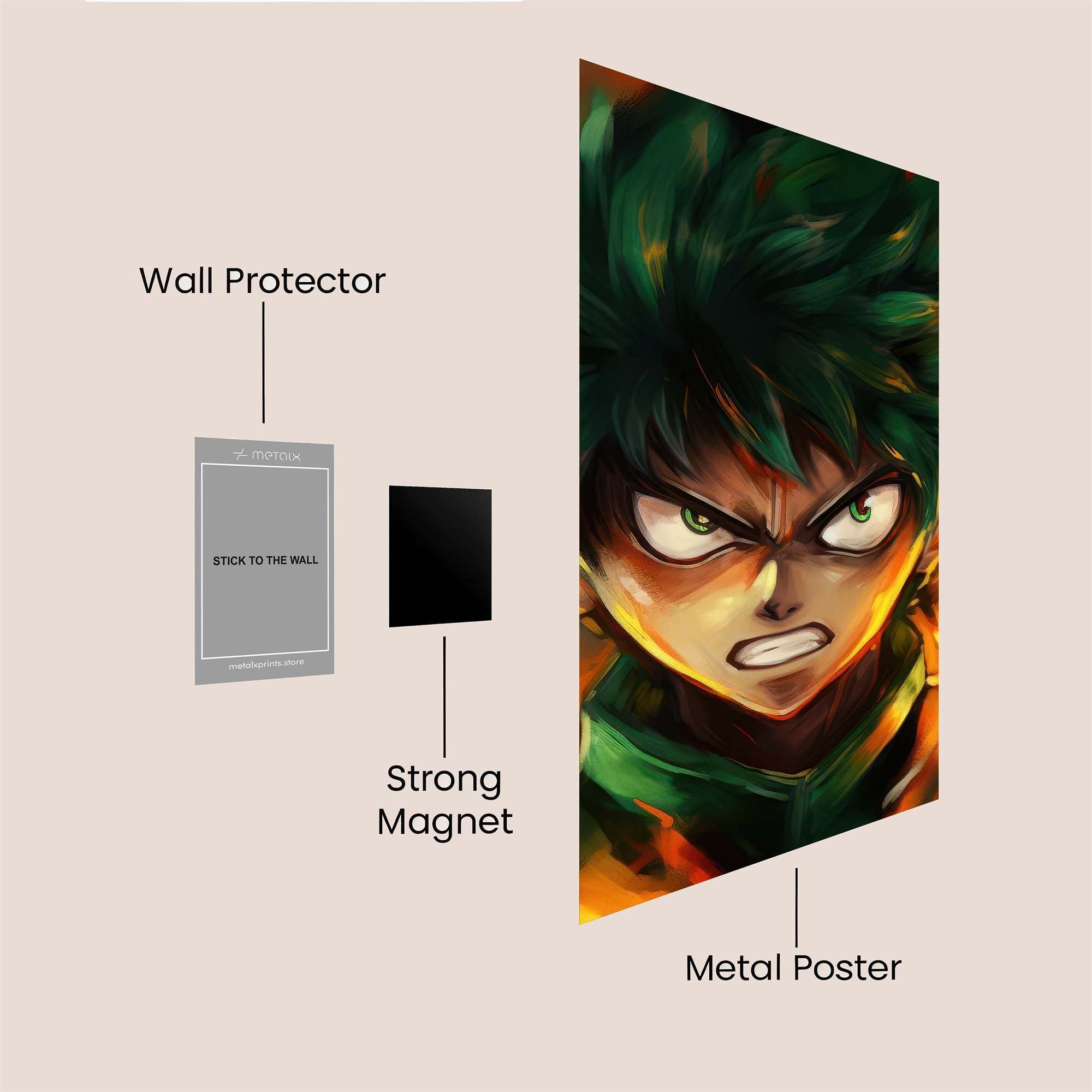 Izuku Dynamic Safe Wall Magnetic / M