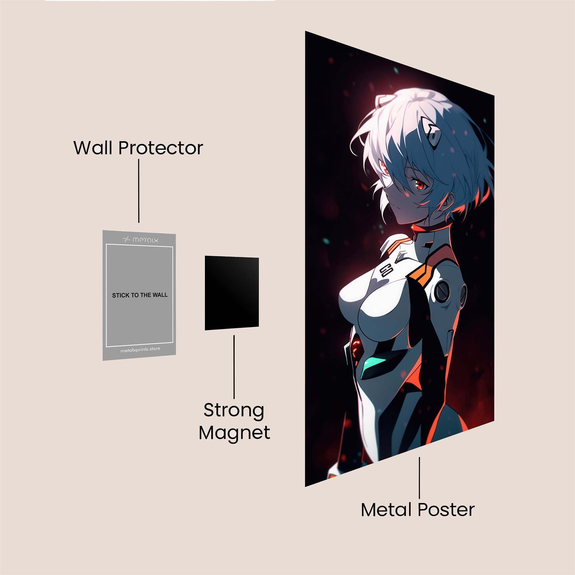 Rei Radiant Safe Wall Magnetic / M