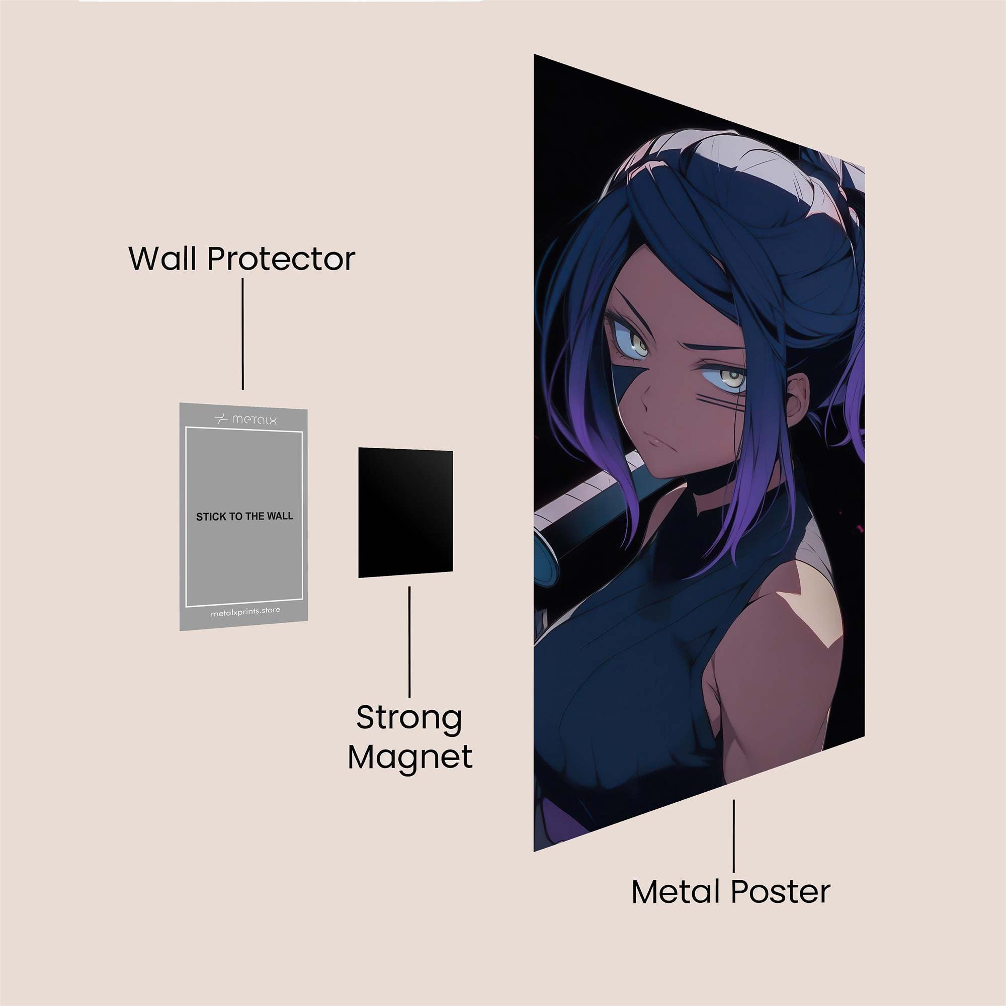 Samurai Serenity Safe Wall Magnetic / M