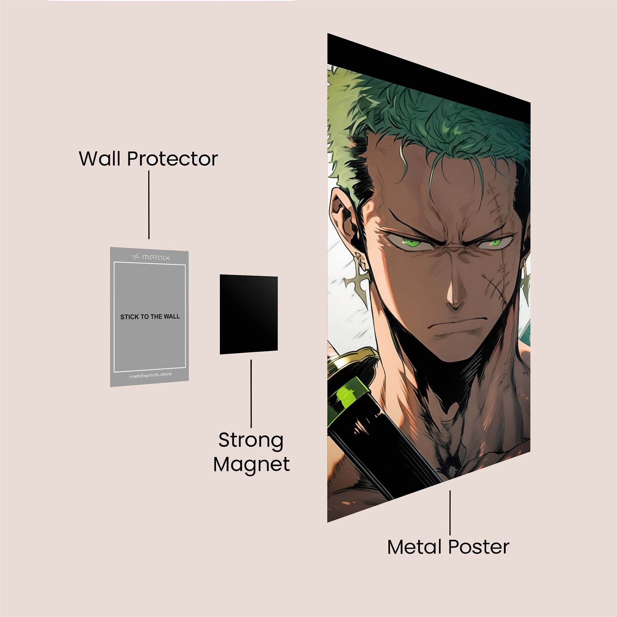 Zoro Resolute Safe Wall Magnetic / M