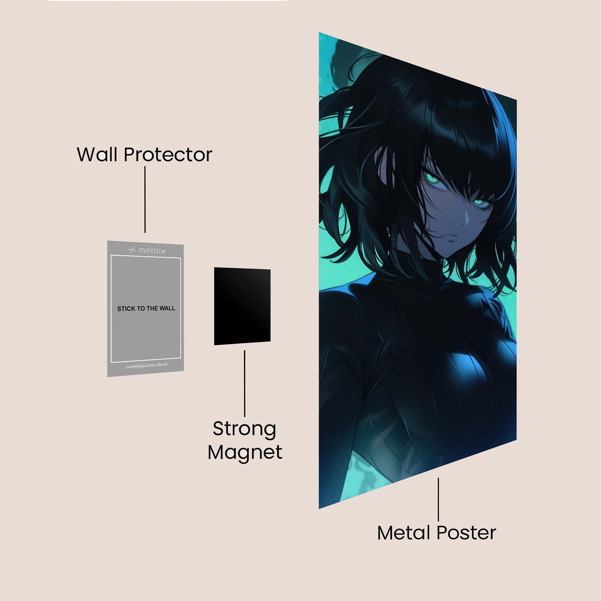 Shadow Enigma Safe Wall Magnetic / M