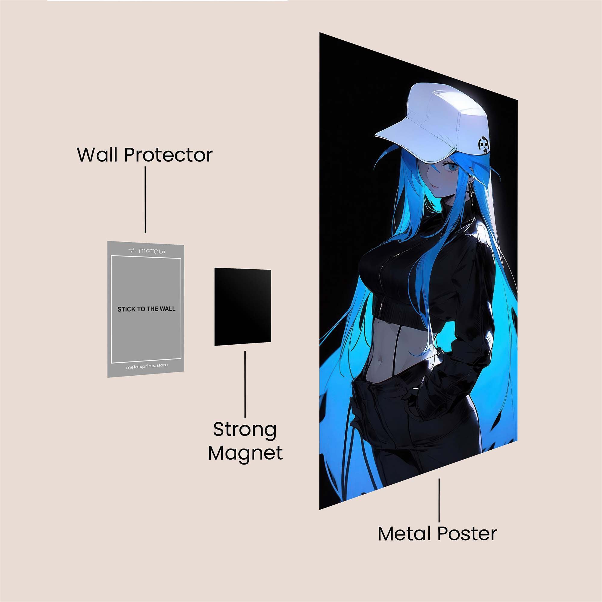 Neon Enigma Safe Wall Magnetic / M