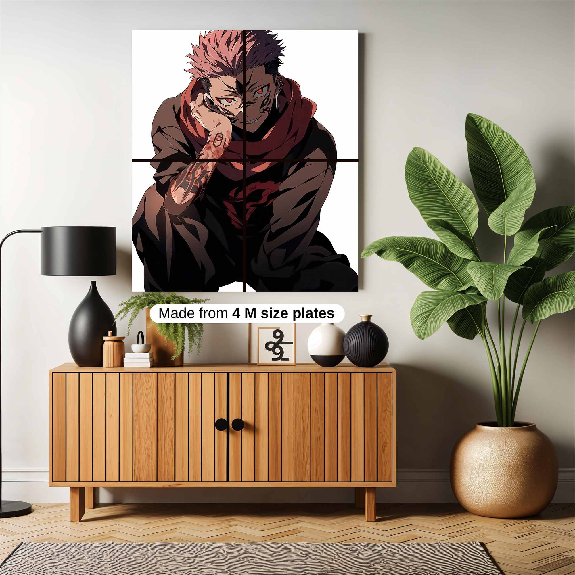 Sukuna Sinister Safe Wall Magnetic / M