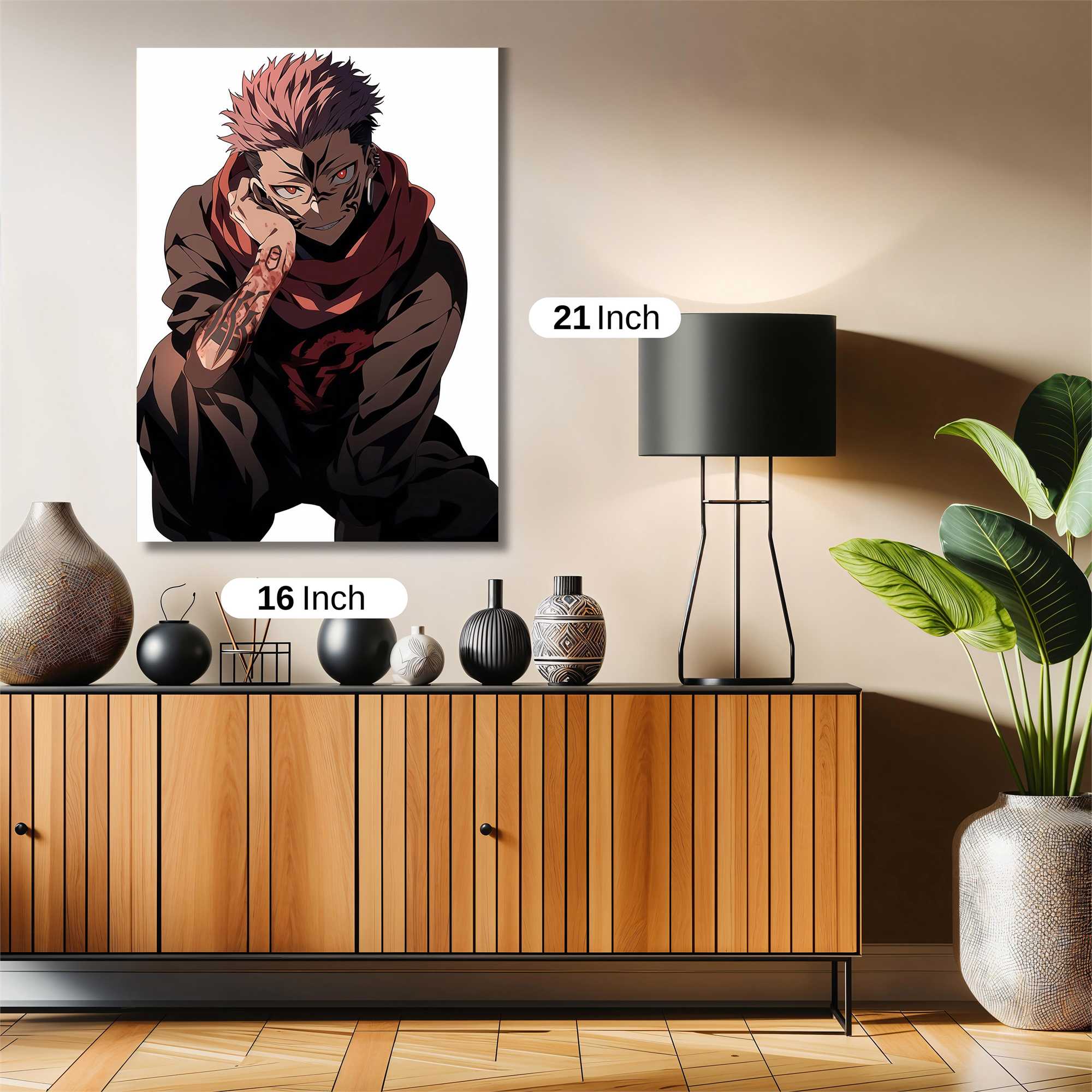 Sukuna Sinister Safe Wall Magnetic / M