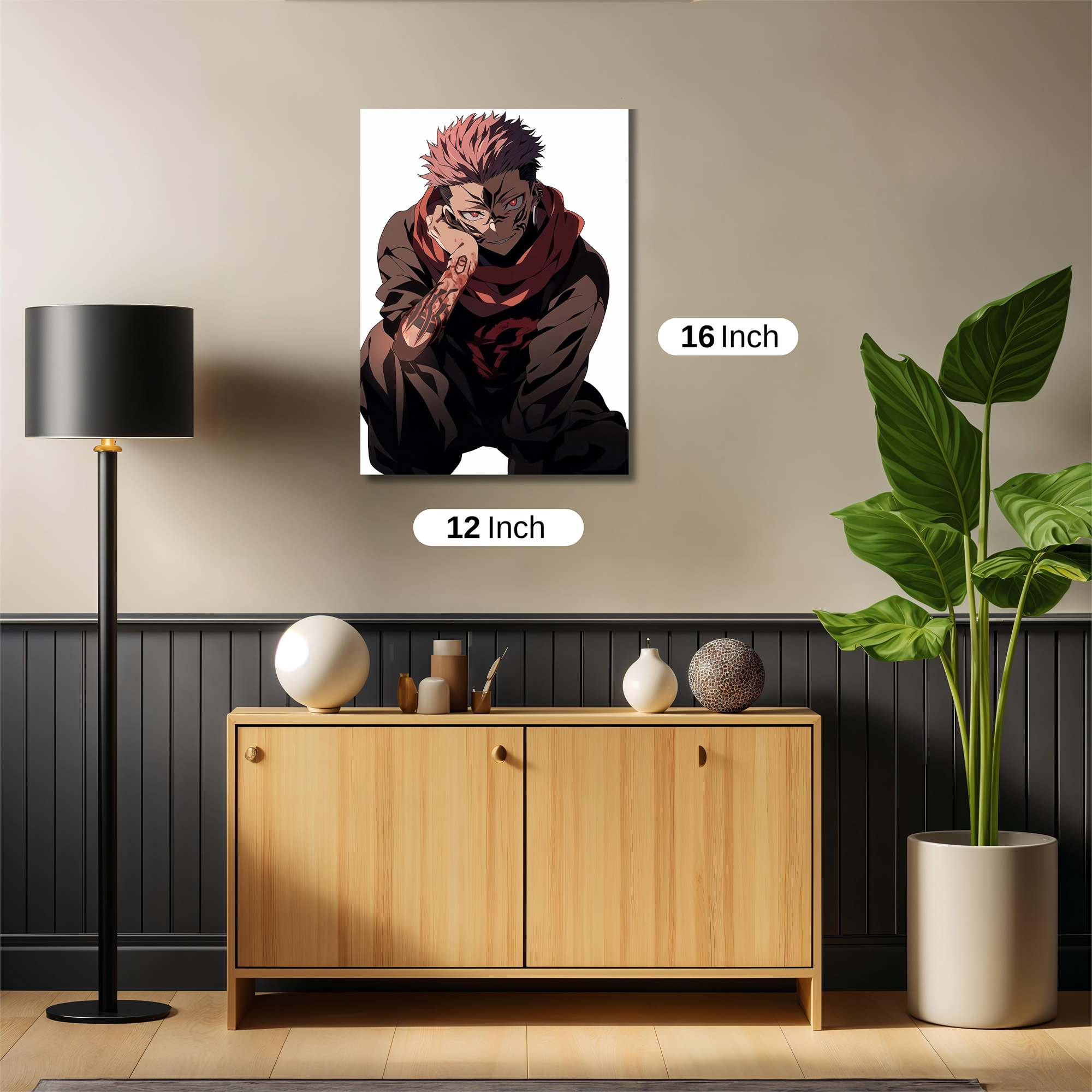 Sukuna Sinister Safe Wall Magnetic / M