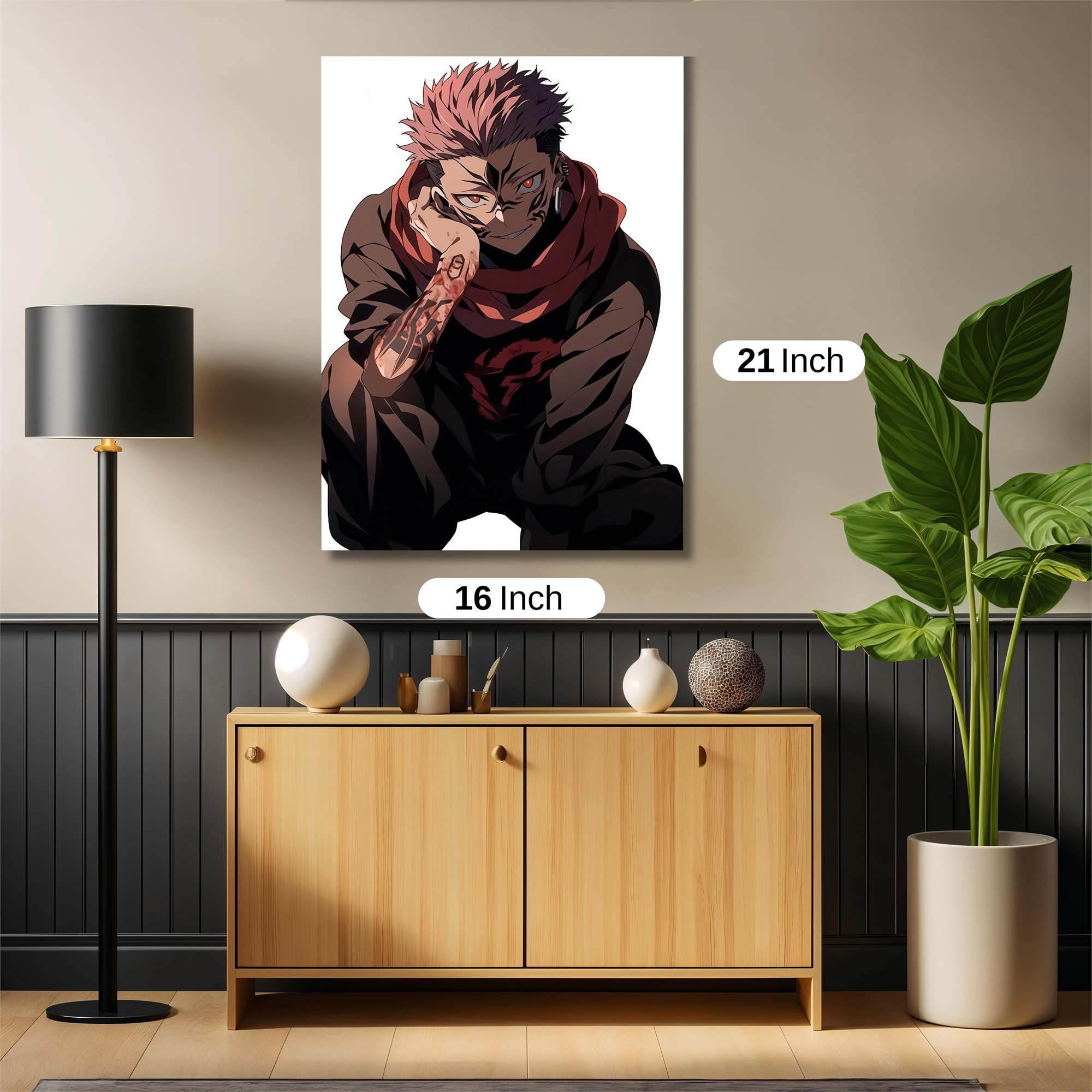 Sukuna Sinister Safe Wall Magnetic / M