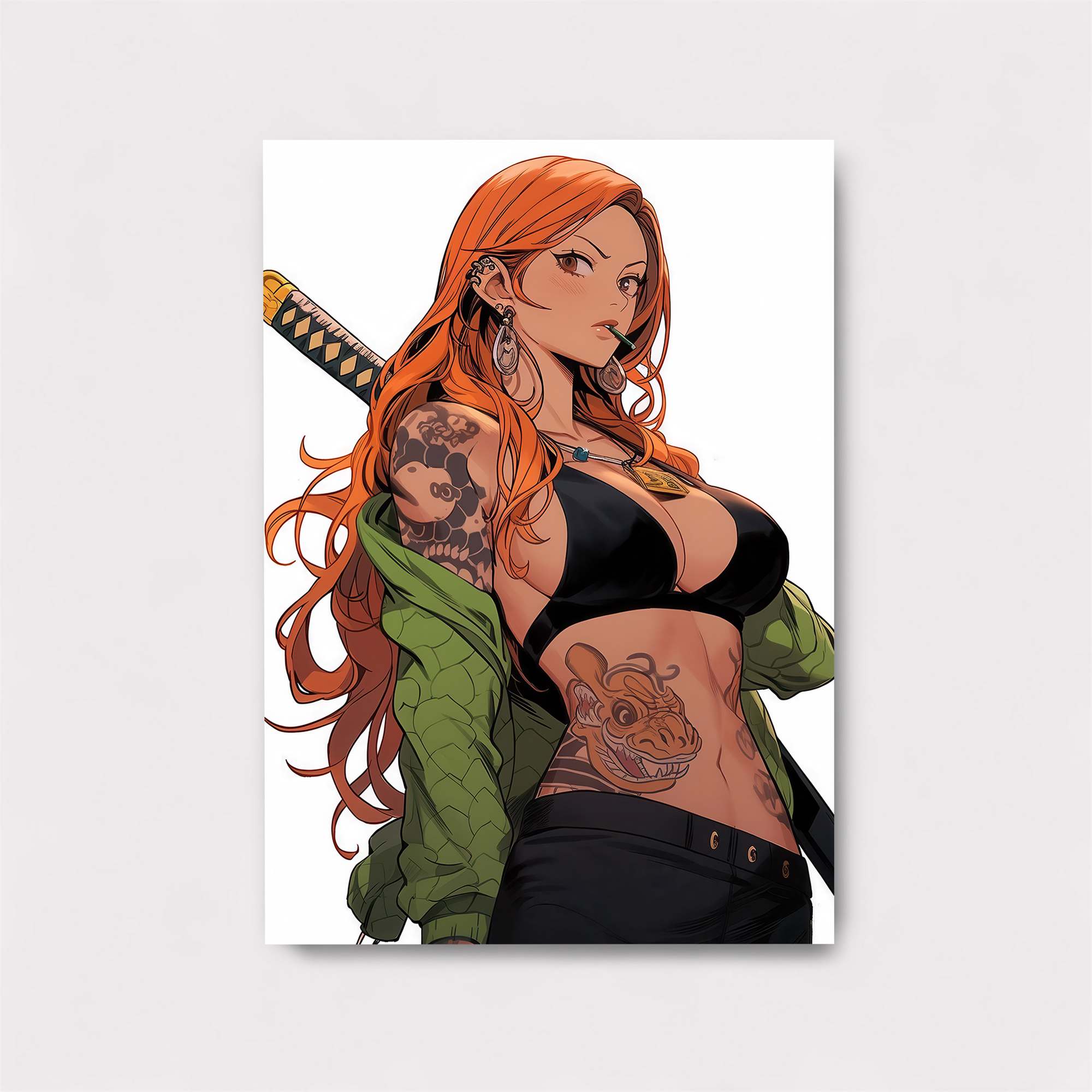 Samurai Seductress Safe Wall Magnetic / M