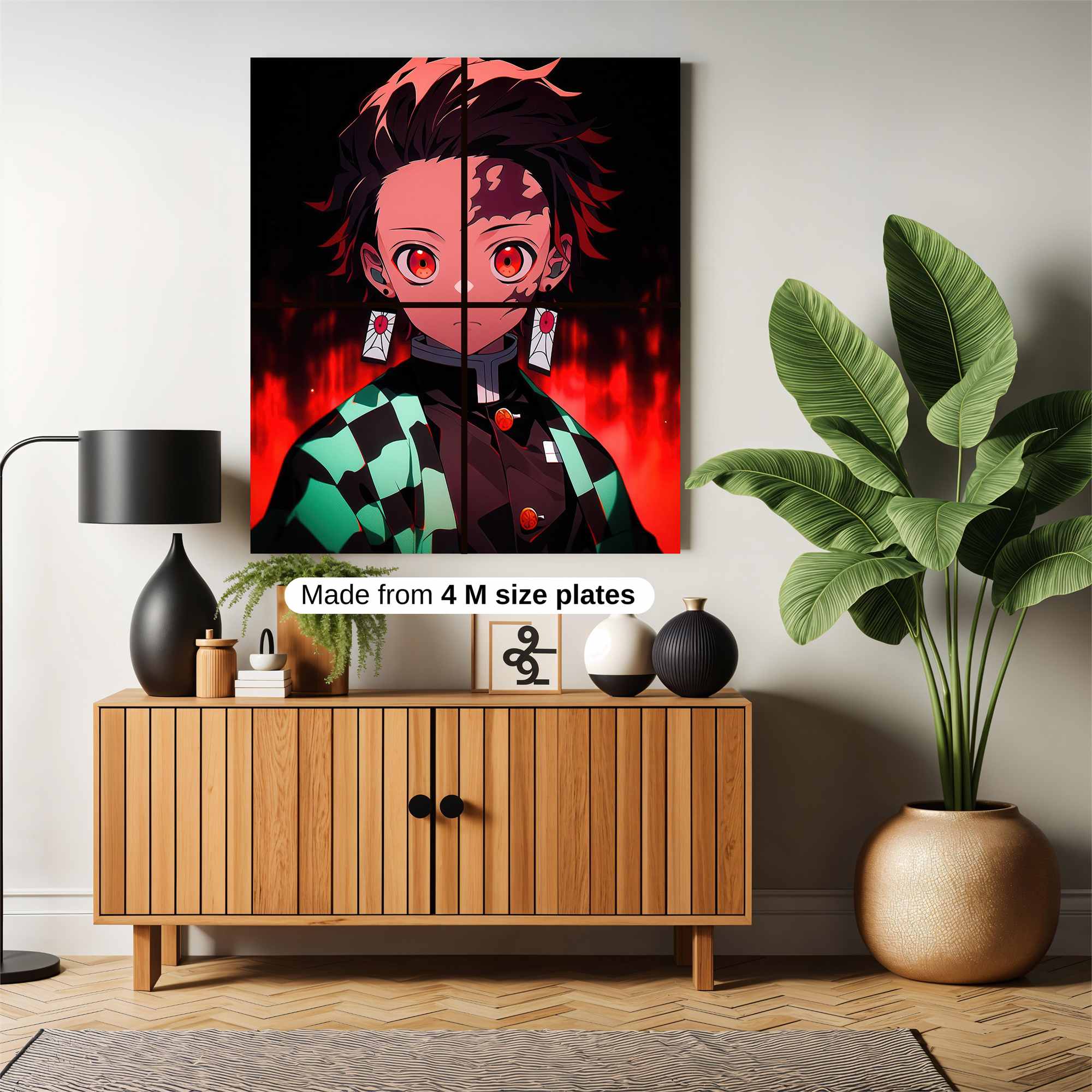 Tanjiro Fiery Safe Wall Magnetic / M