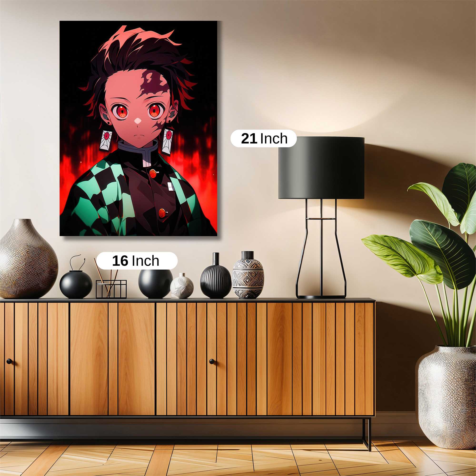 Tanjiro Fiery Safe Wall Magnetic / M