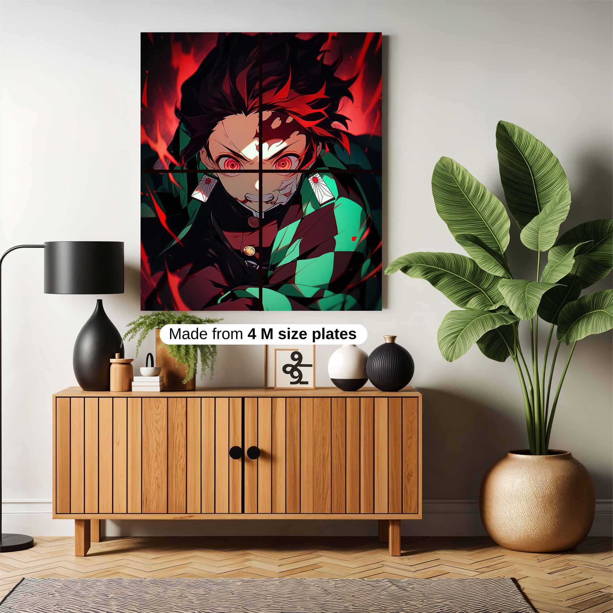 Tanjiro Fierce Safe Wall Magnetic / M