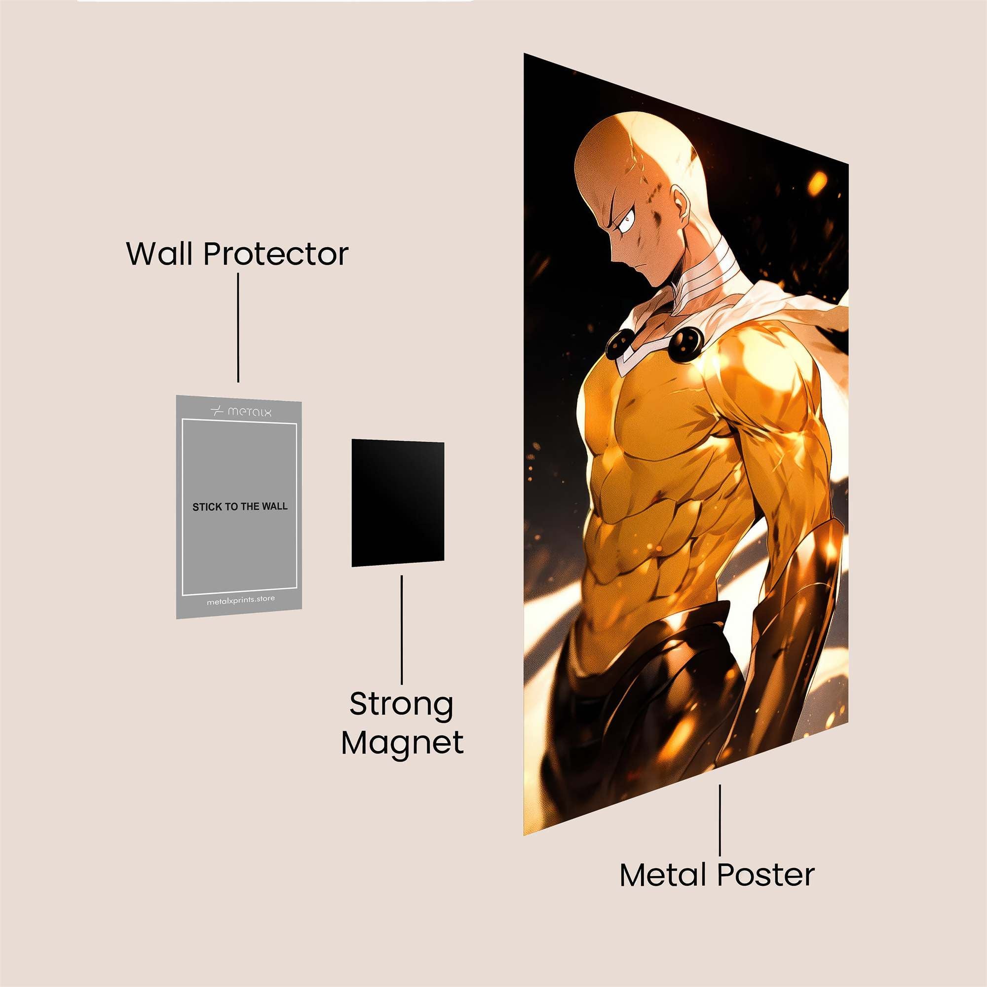 Saitama Radiant Safe Wall Magnetic / M