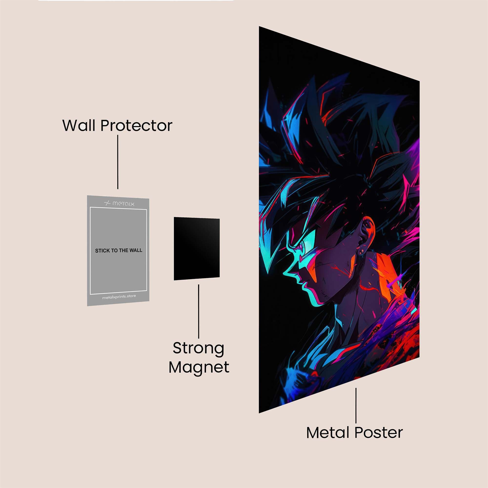 Goku Radiant Safe Wall Magnetic / M