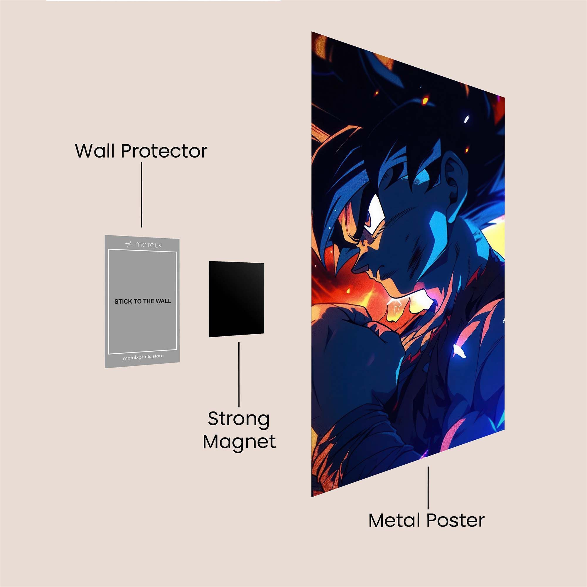 Goku Radiant Safe Wall Magnetic / M