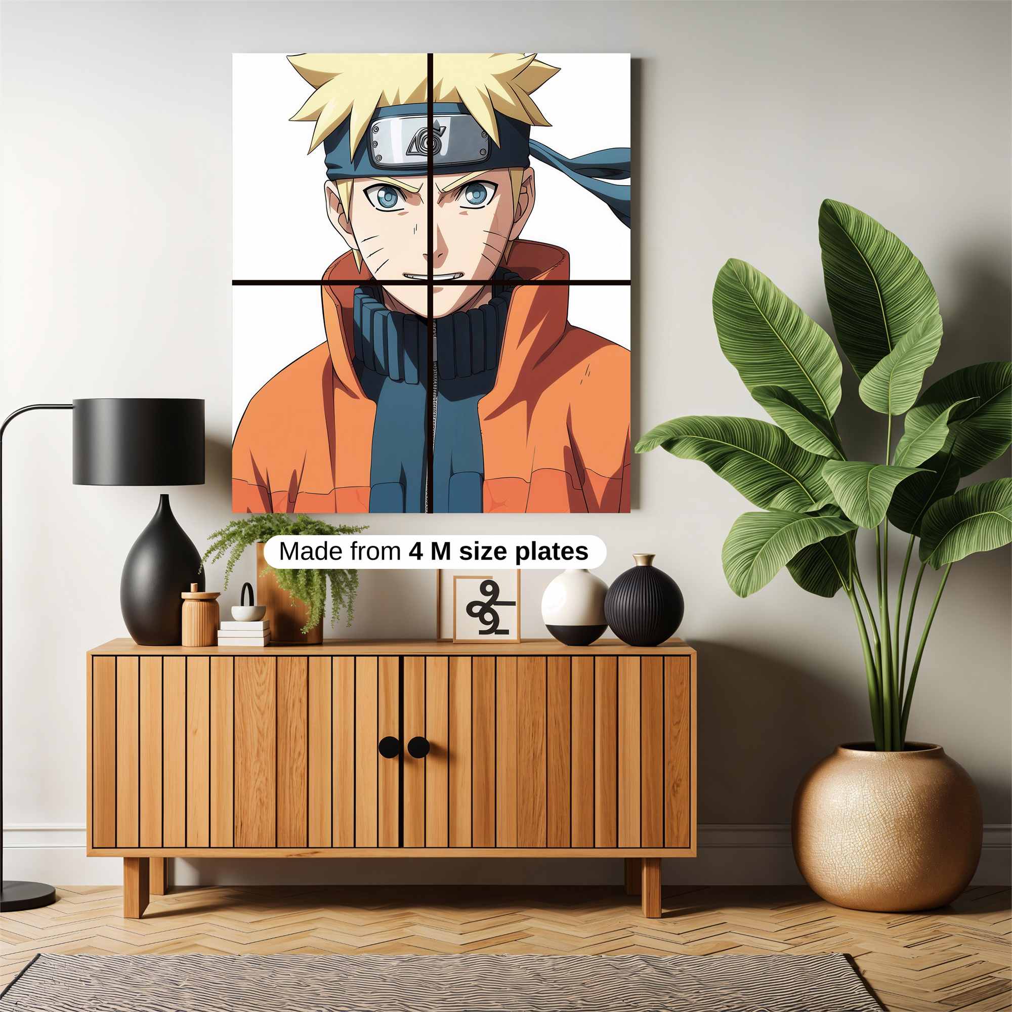 Naruto Spirited Safe Wall Magnetic / M