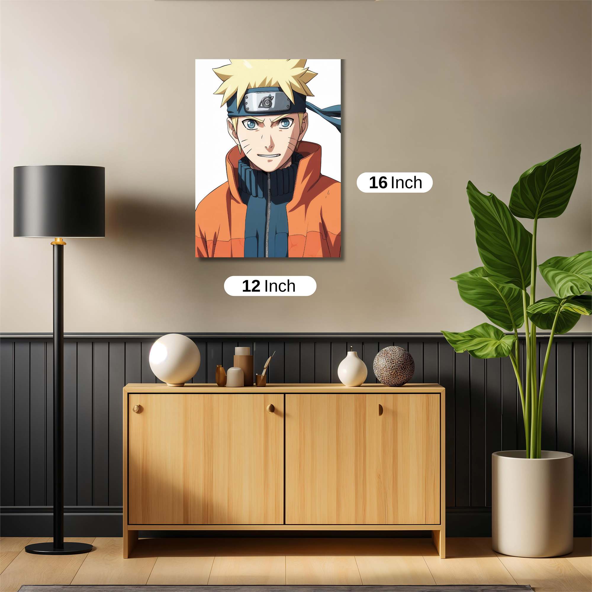Naruto Spirited Safe Wall Magnetic / M