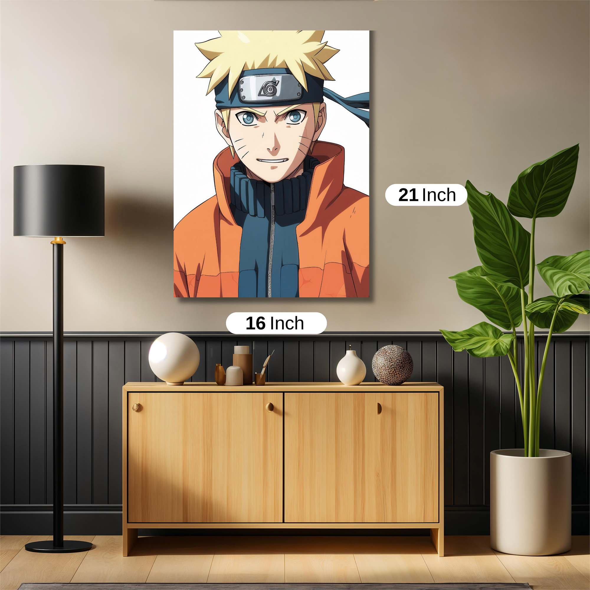 Naruto Spirited Safe Wall Magnetic / M