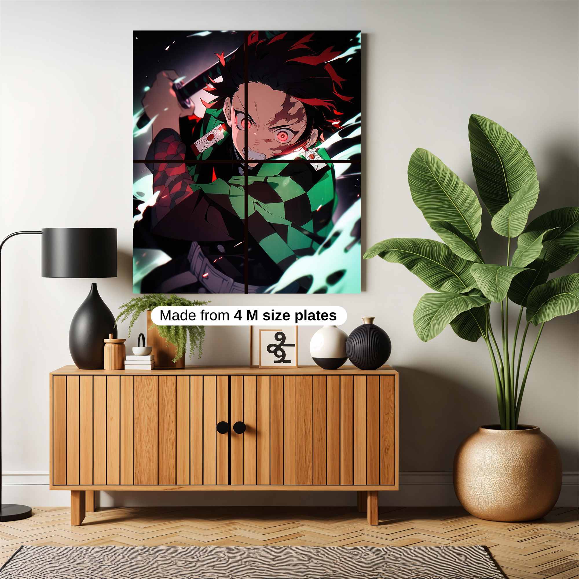 Tanjiro Unleashed Safe Wall Magnetic / M