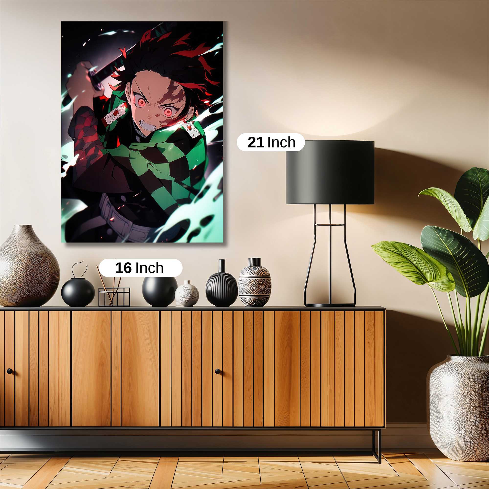 Tanjiro Unleashed Safe Wall Magnetic / M